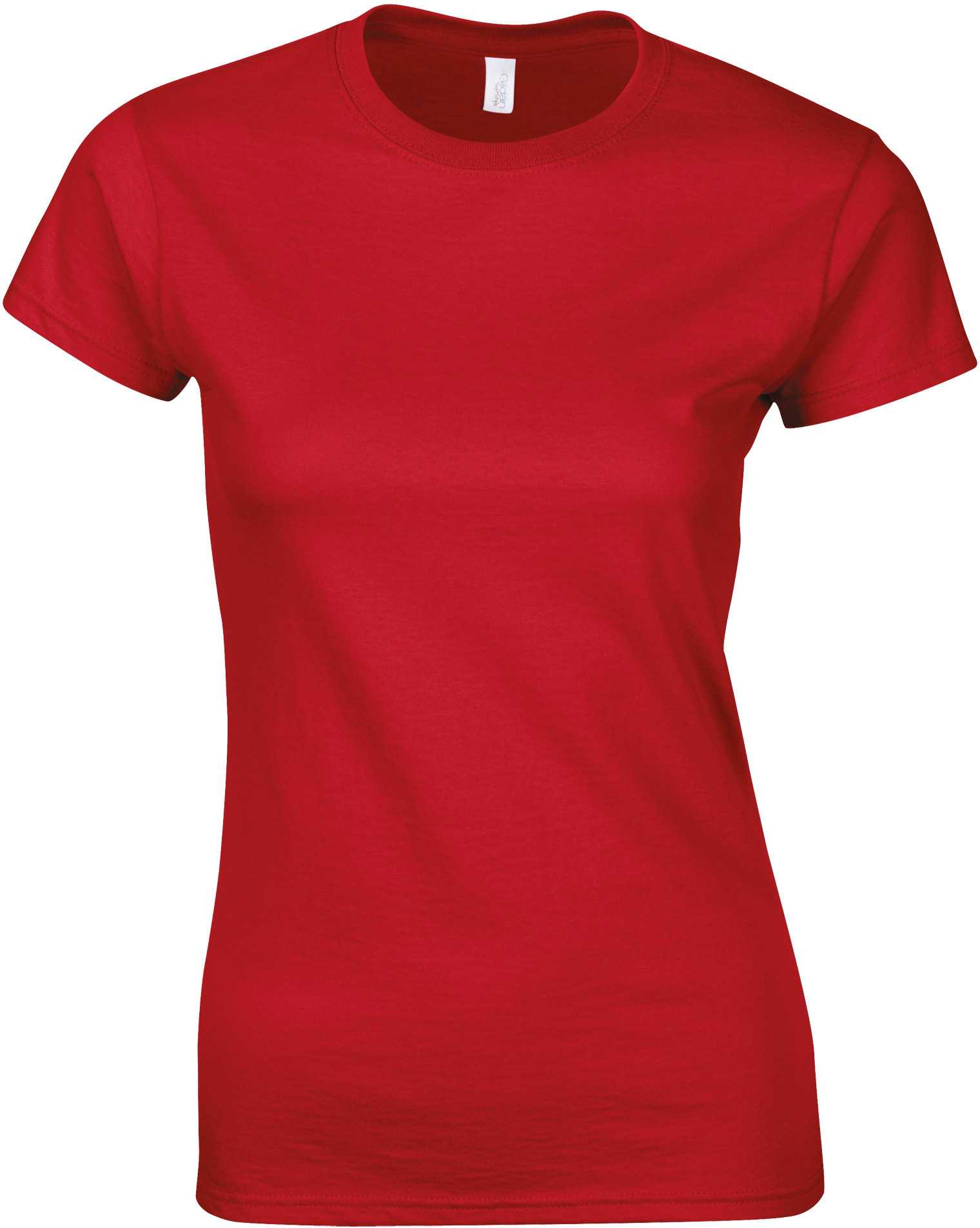 Camiseta Softstyle mujer Red