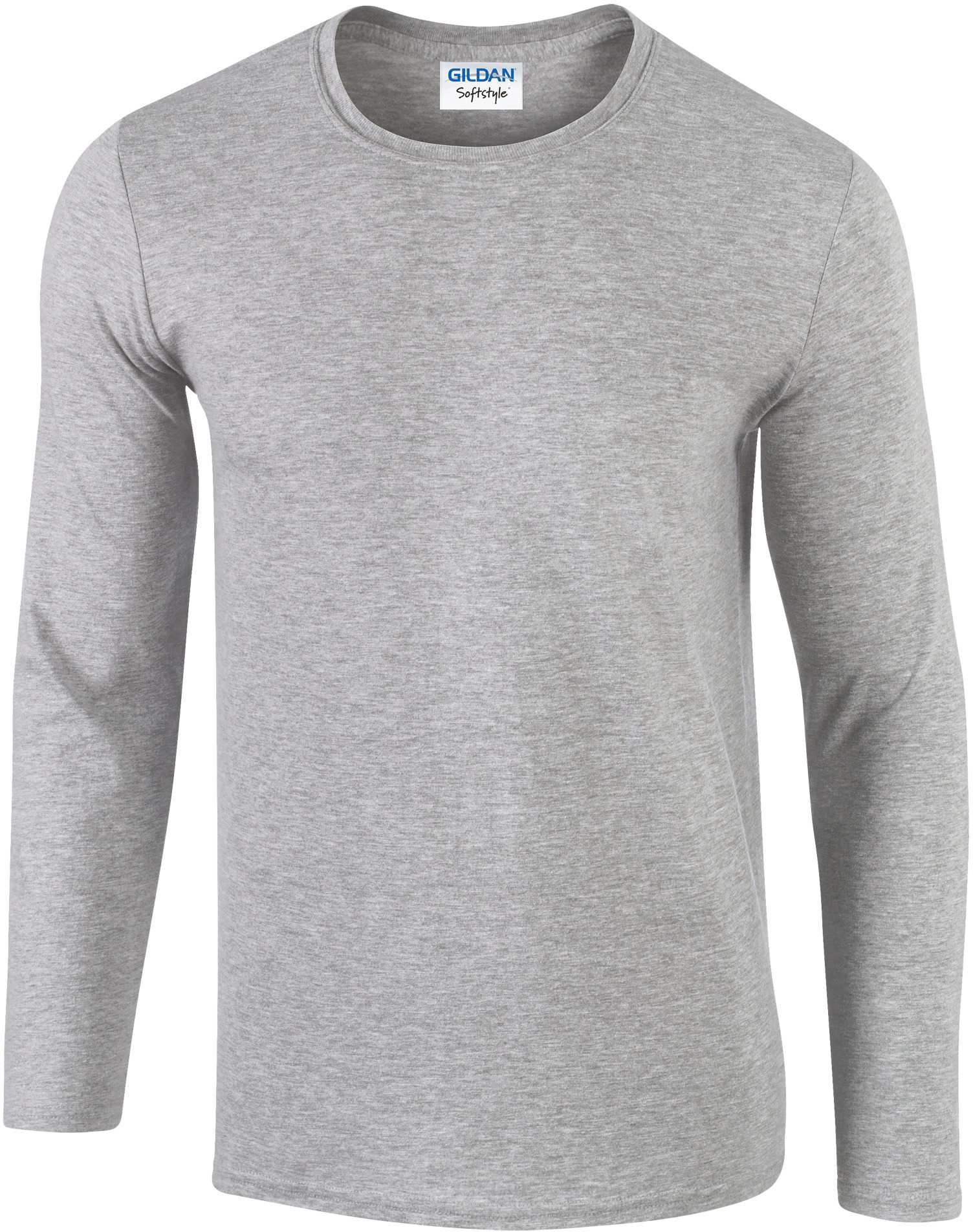 Camiseta Softstyle manga larga hombre RS Sport Grey
