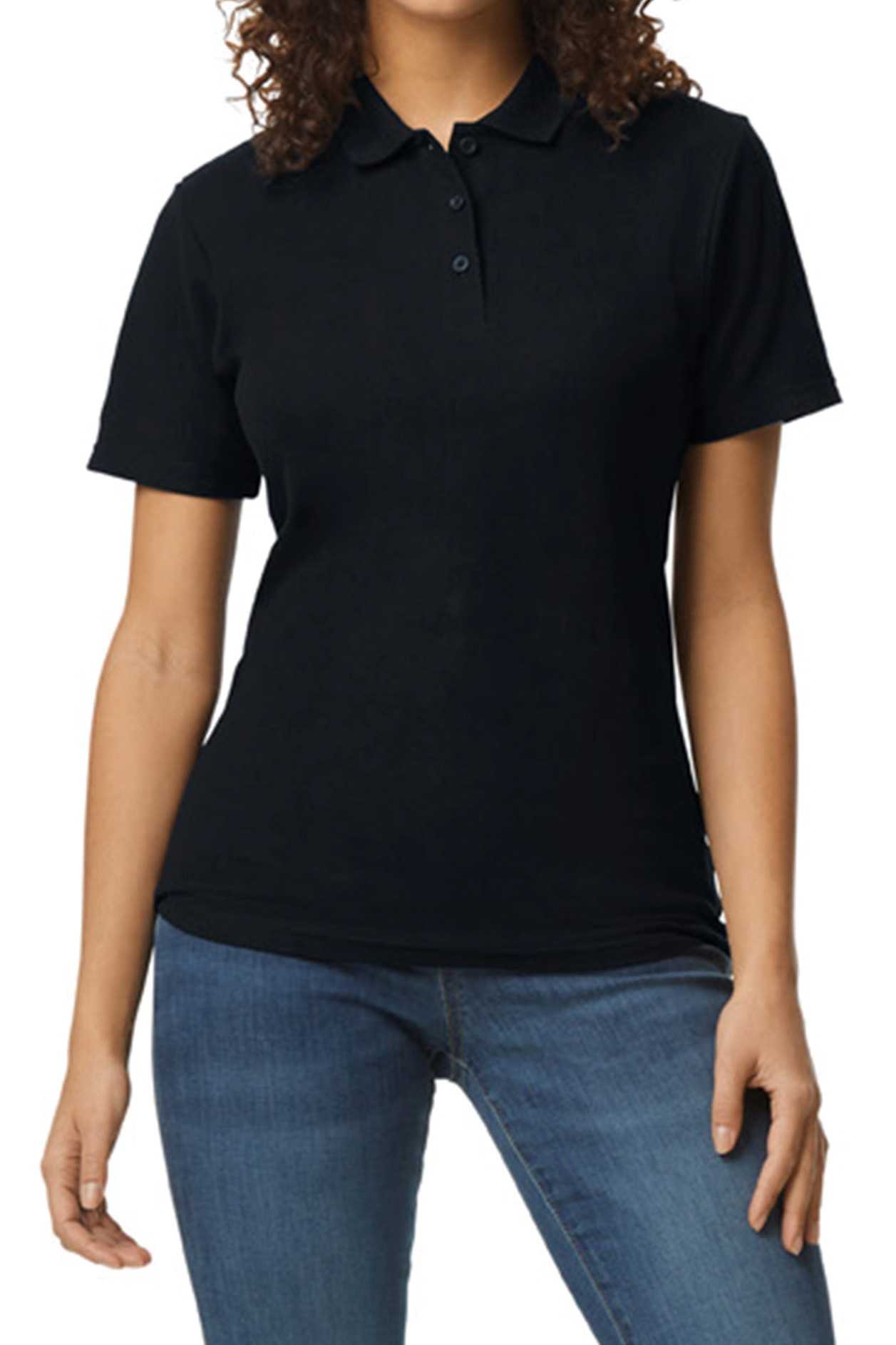 Polo Sofstyle Doble Piqué mujer Black
