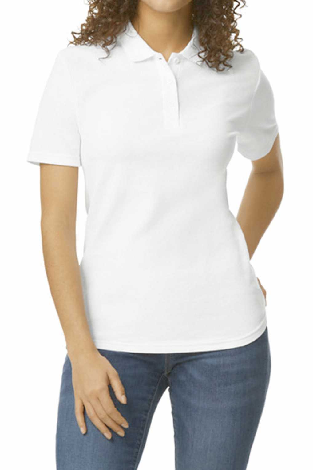 Polo Sofstyle Doble Piqué mujer White