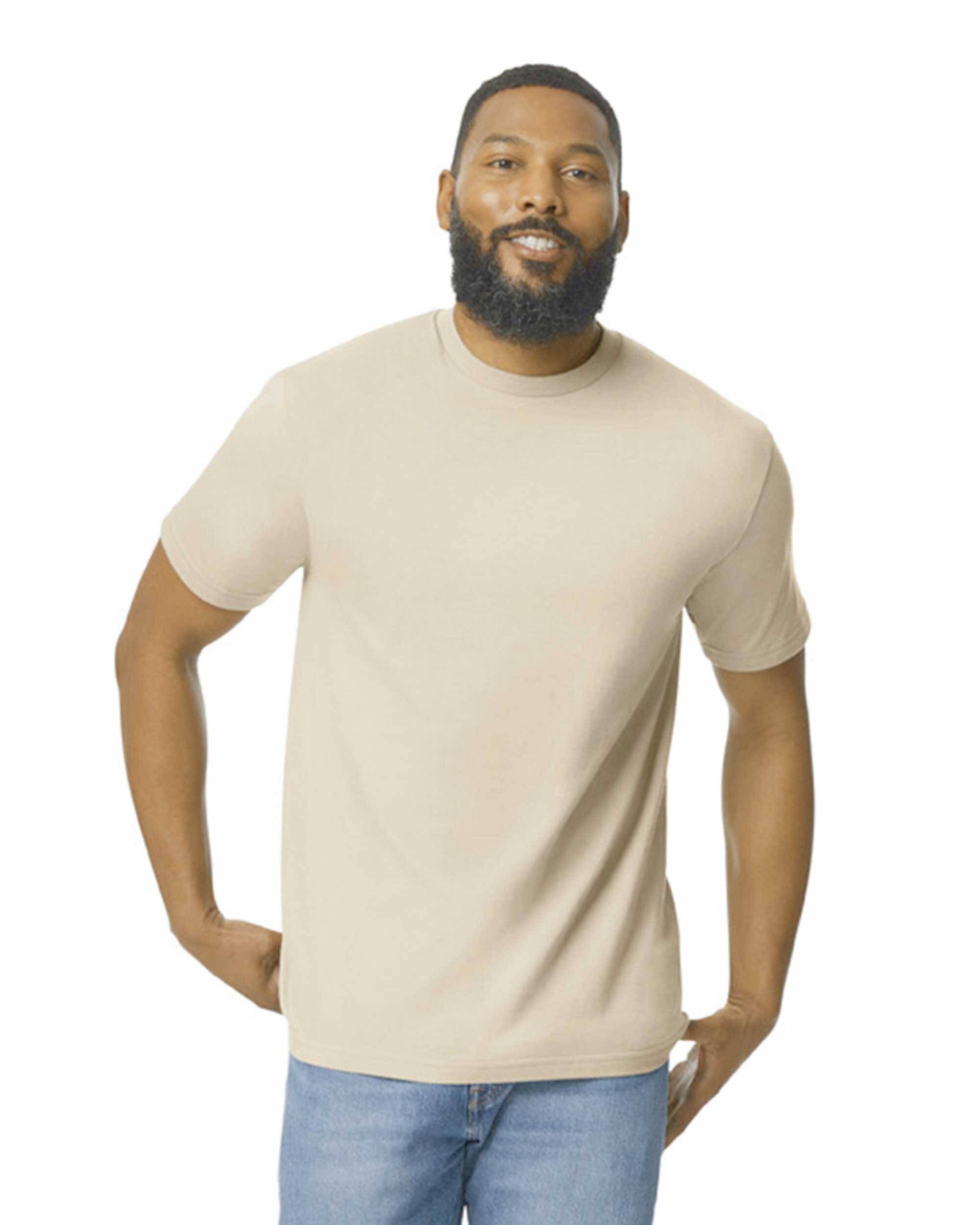 Camiseta softstyle midweight hombre Sand