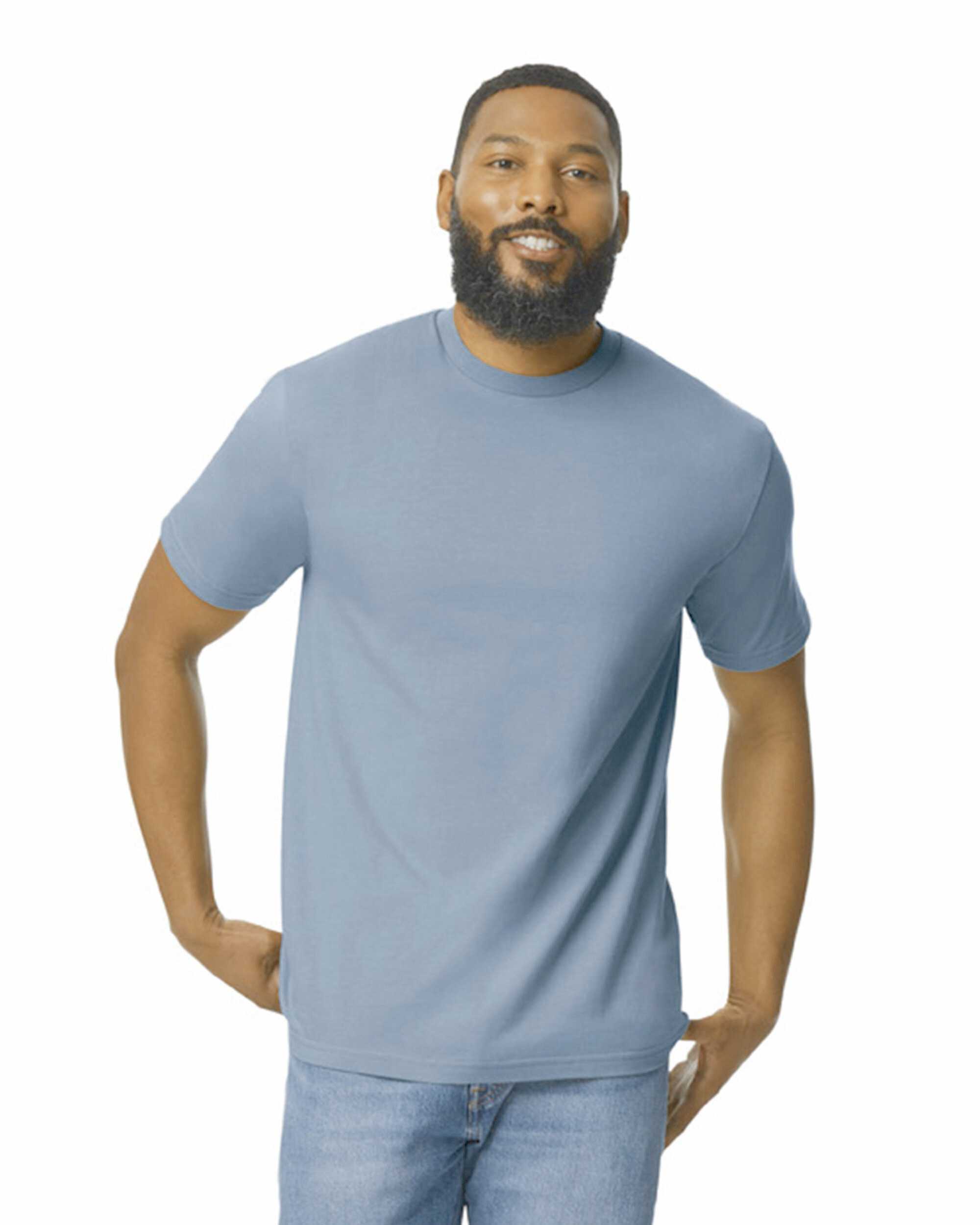 Camiseta softstyle midweight hombre Stone Blue