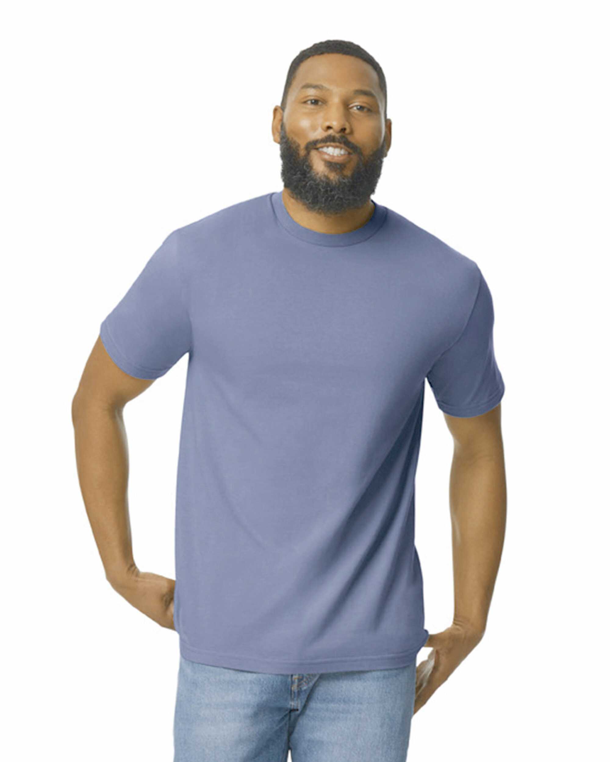 Camiseta softstyle midweight hombre Violet