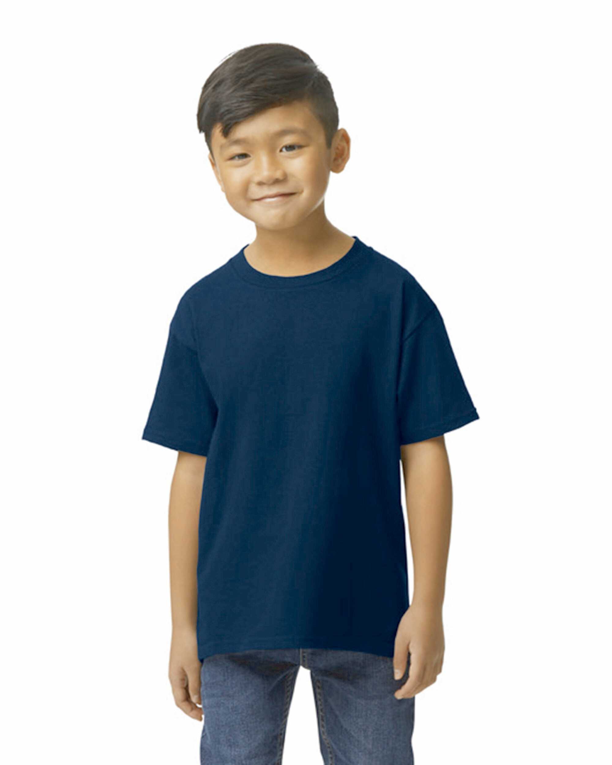 Camiseta softstyle midweight infantil Navy