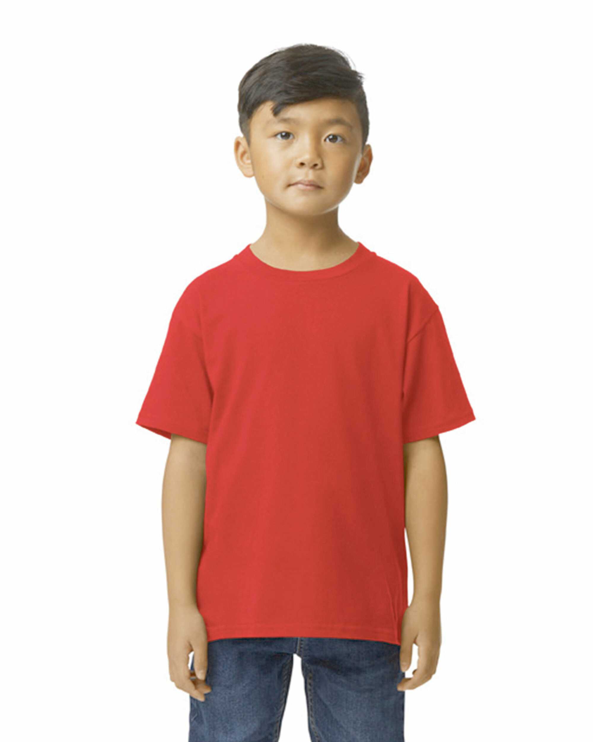 Camiseta softstyle midweight infantil Red