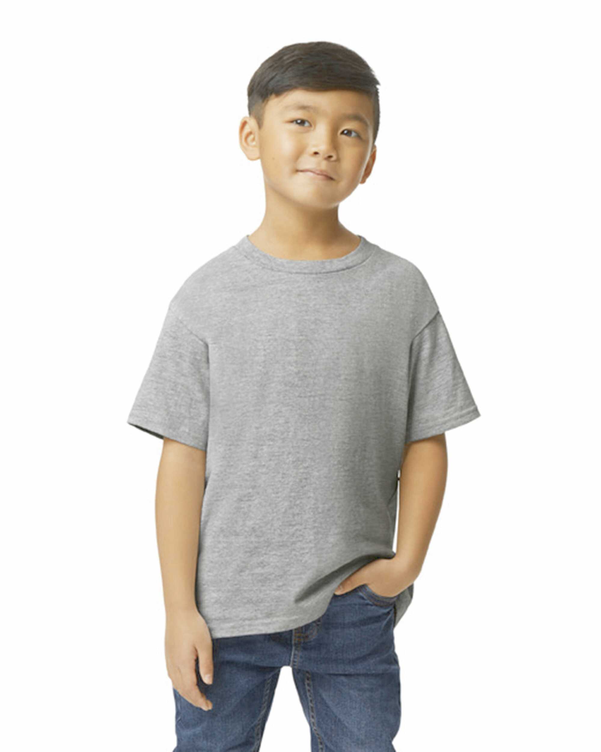 Camiseta softstyle midweight infantil RS Sport Grey