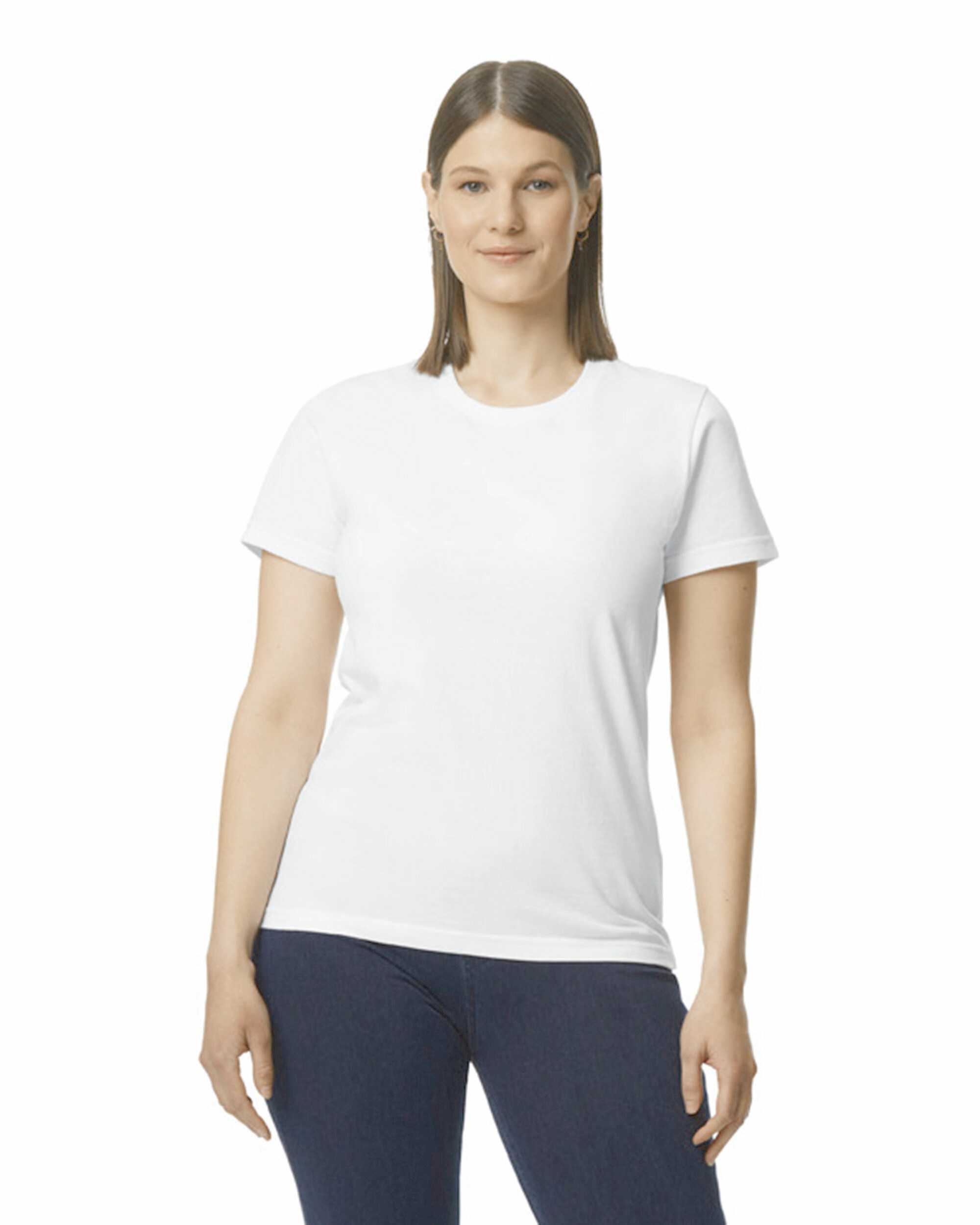 Camiseta softstyle midweight mujer White