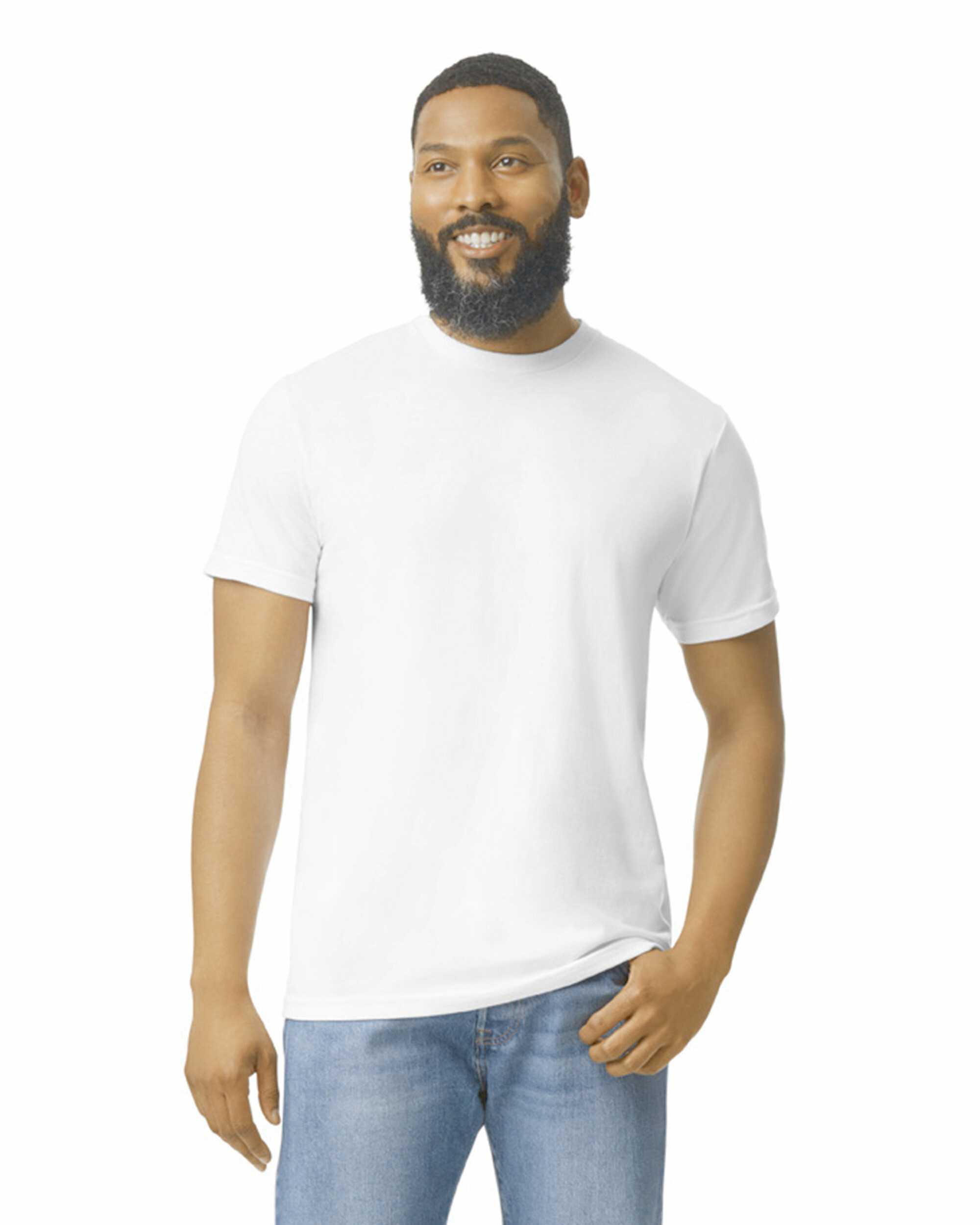 Camiseta softstyle CVC hombre White
