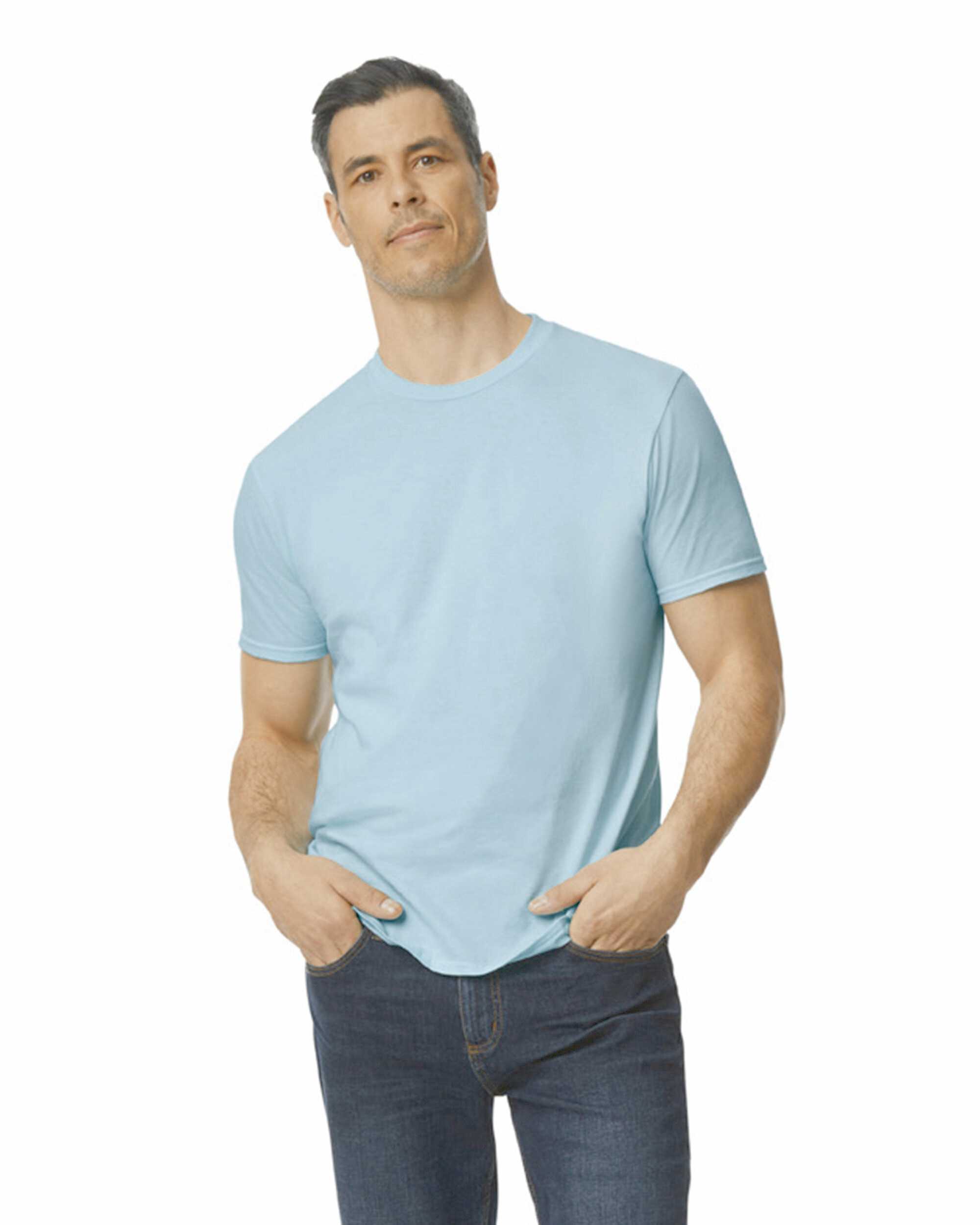 Camiseta Softstyle para adultos Teal Ice