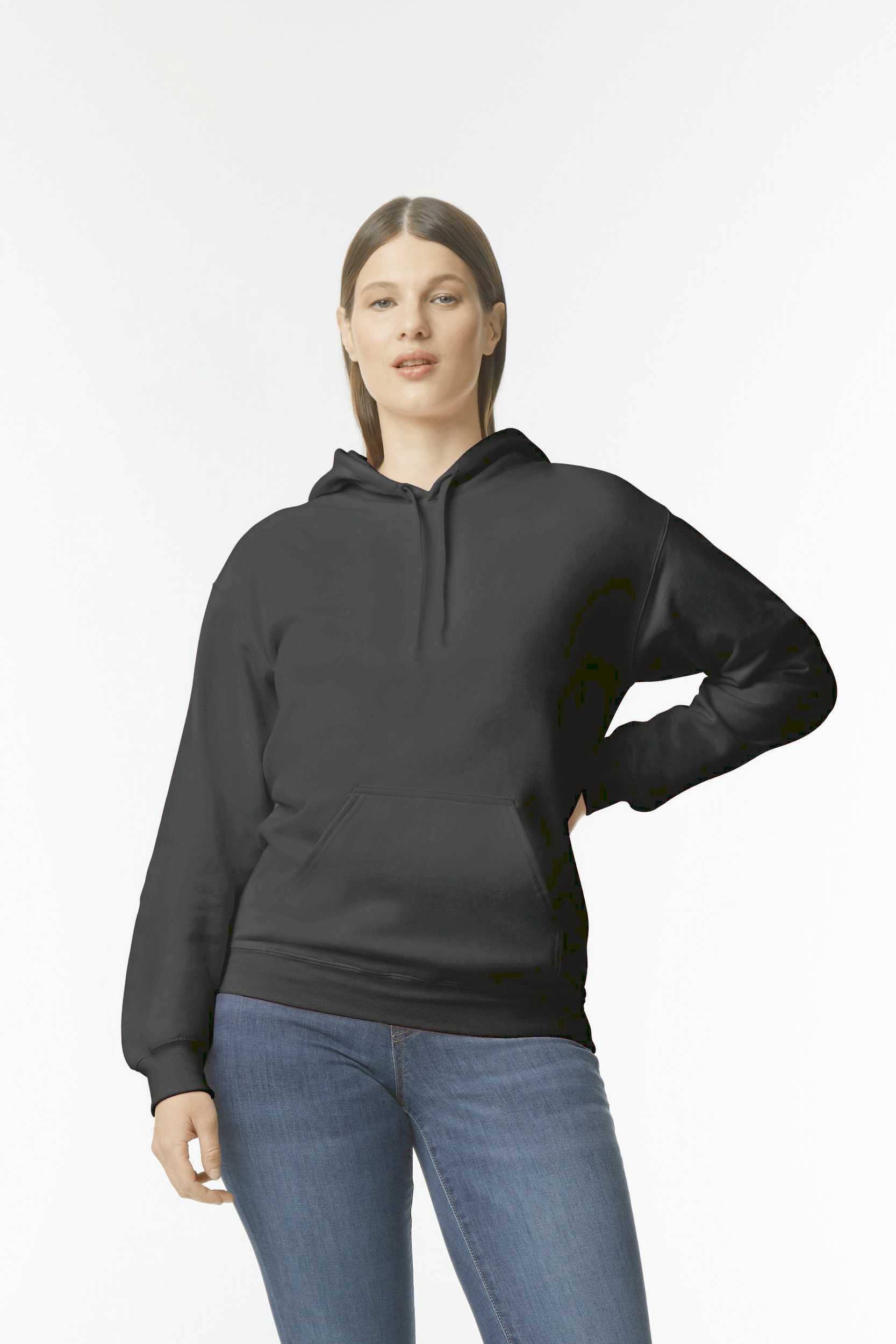 Sudadera con capucha Midweight Softstyle Black