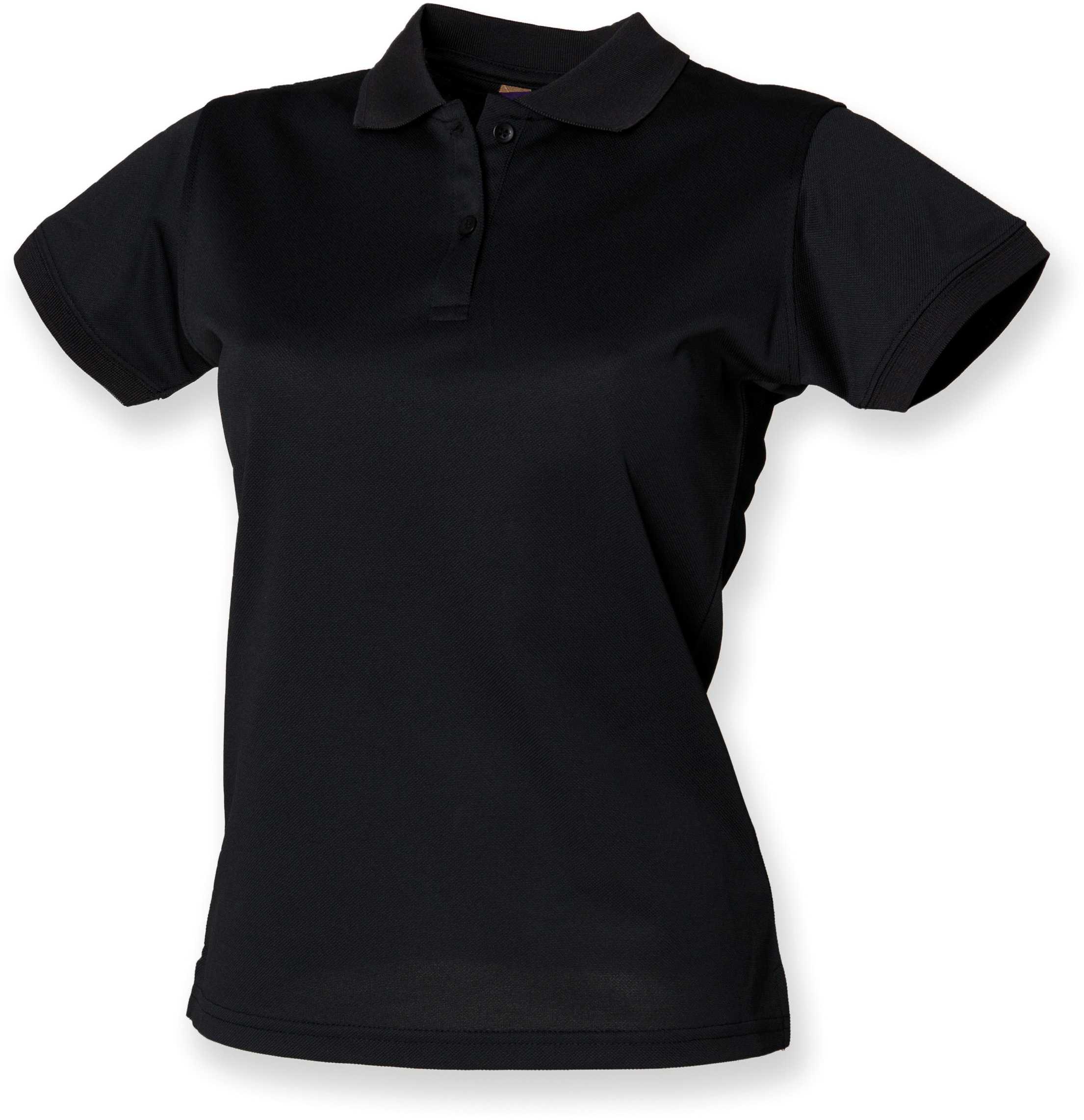 Polo Cool Plus mujer Black