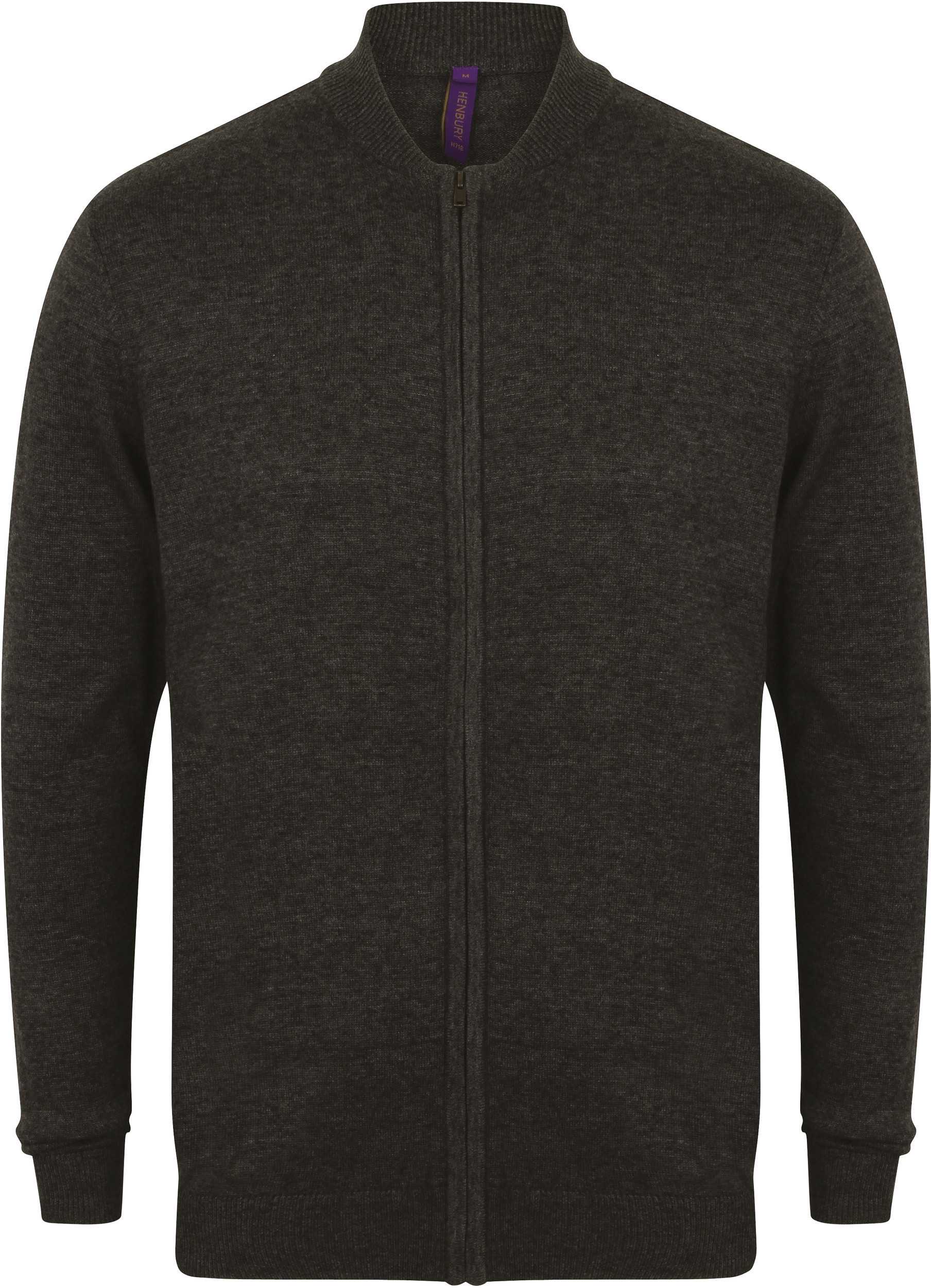 Cárdigan con cremallera Grey Marl