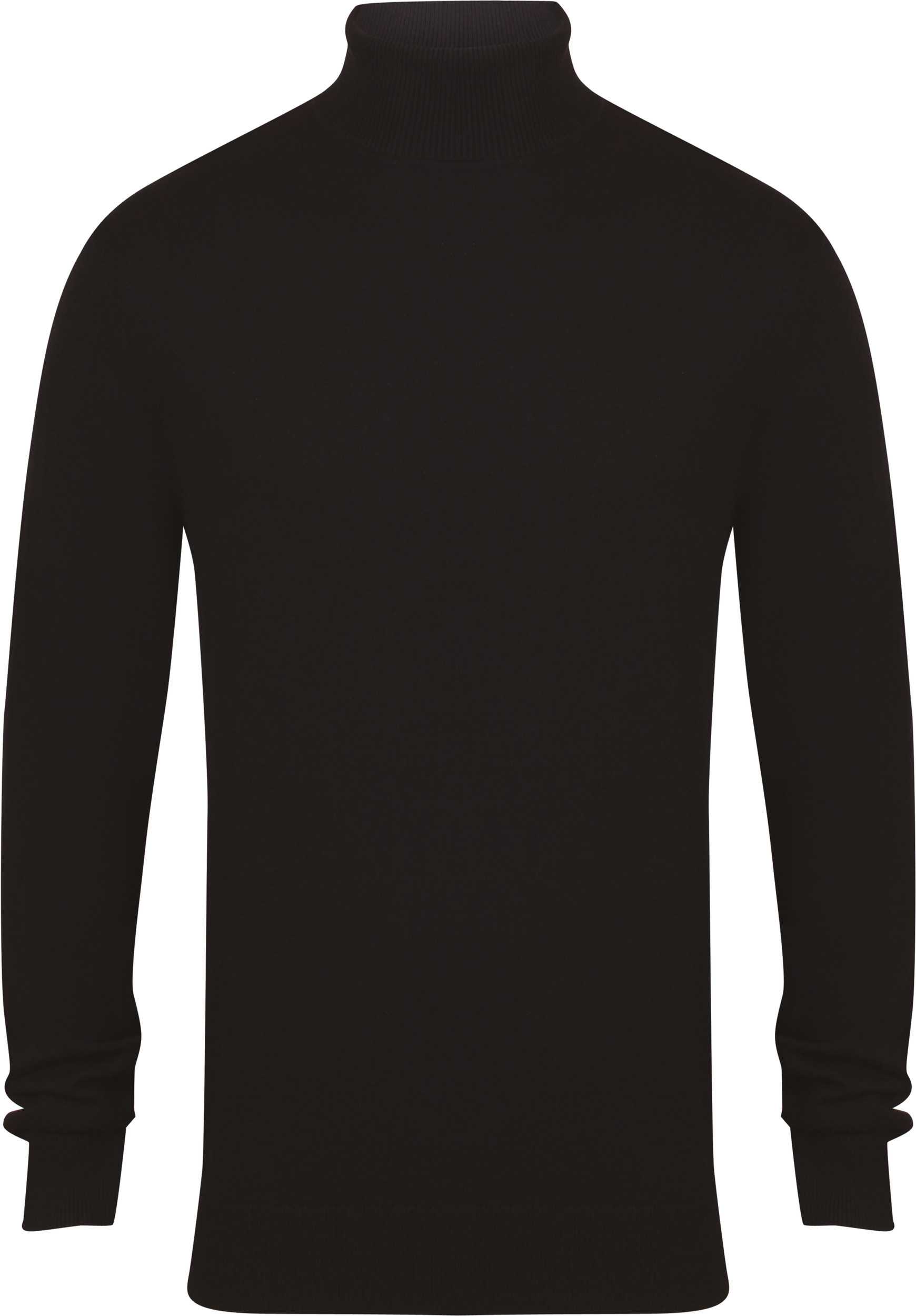 Jersey cuello vuelto Black