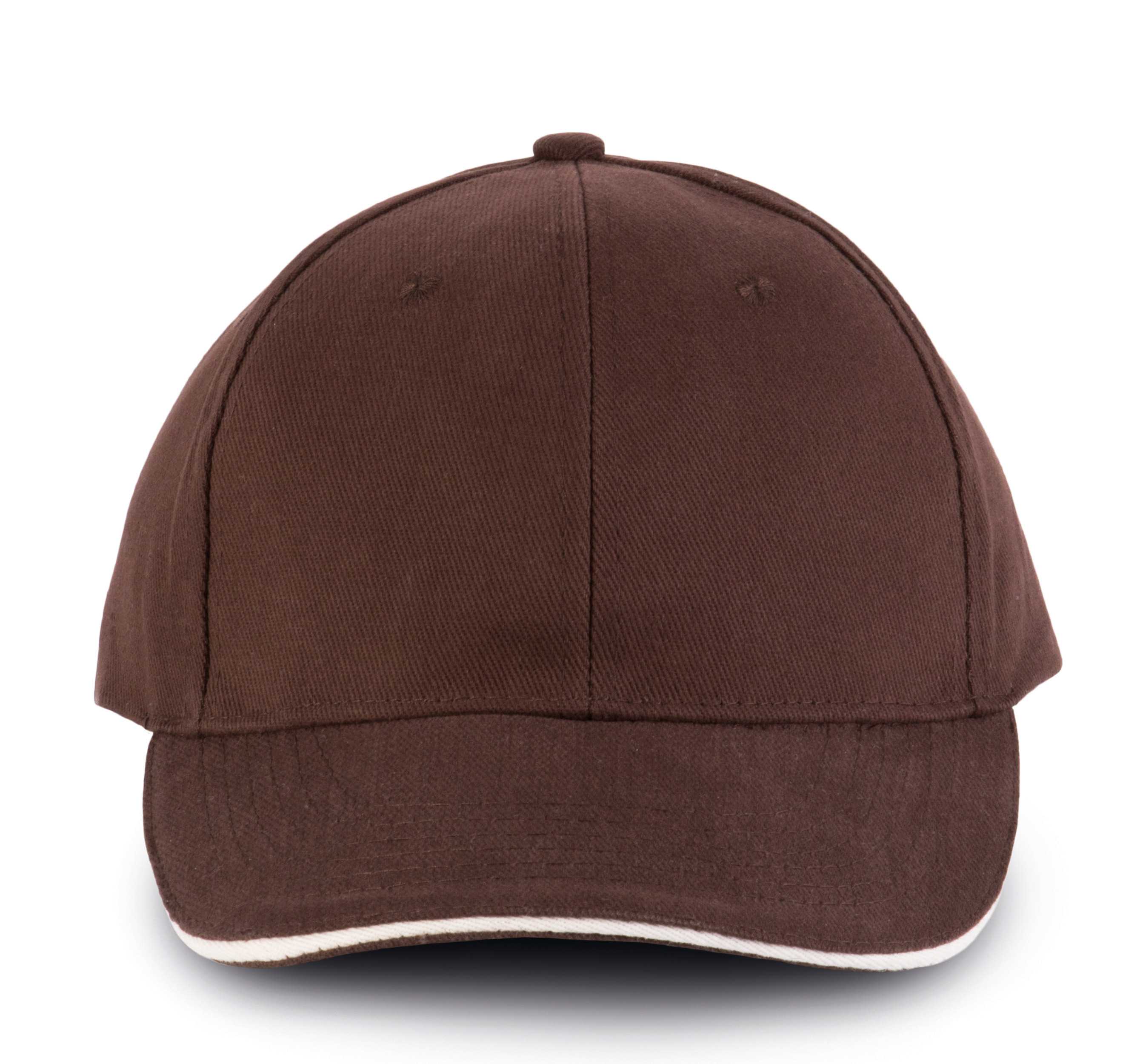 ORLANDO - Gorra 6 paneles Chocolate / Beige