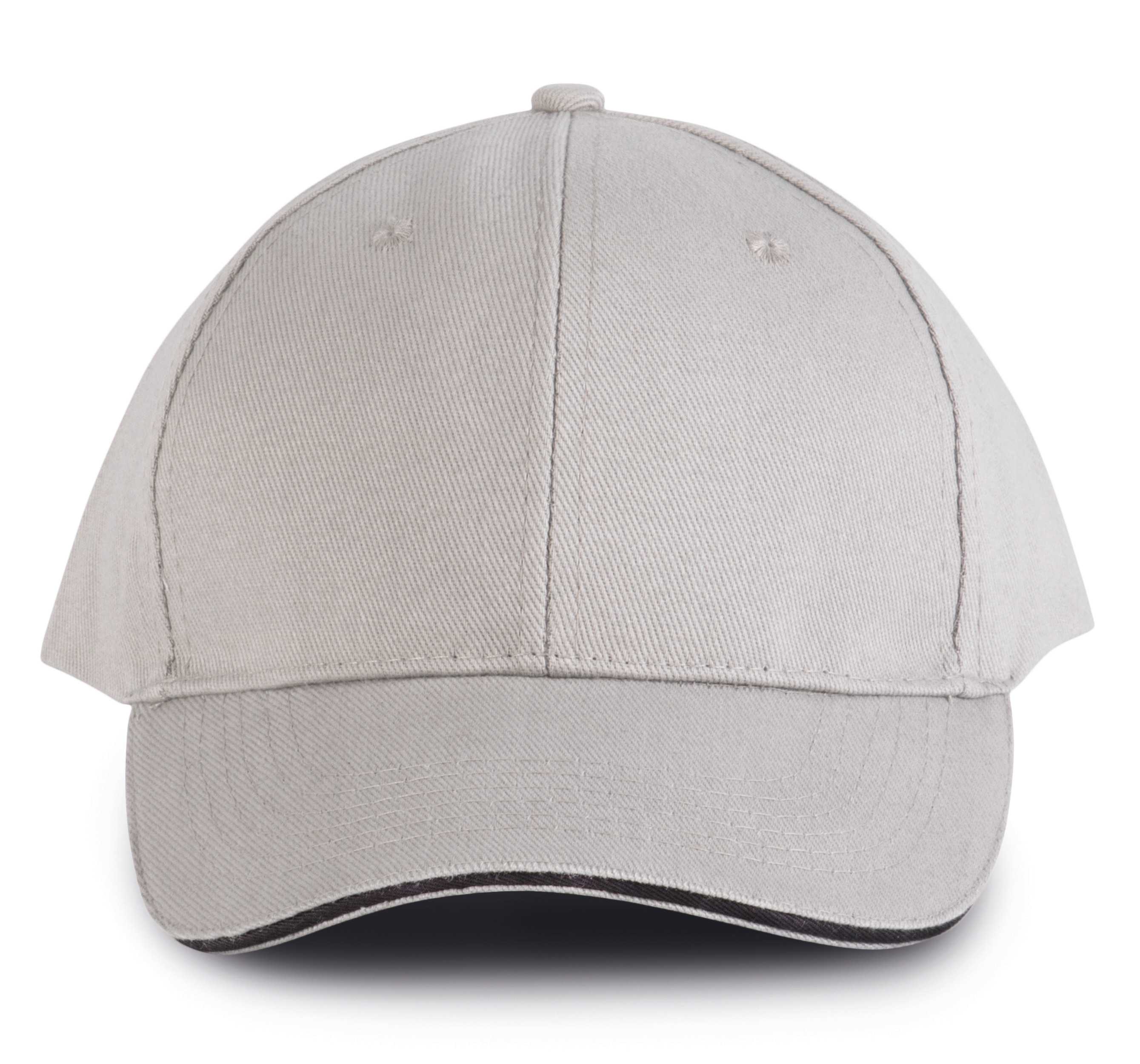 ORLANDO - Gorra 6 paneles Light Grey / Dark Grey