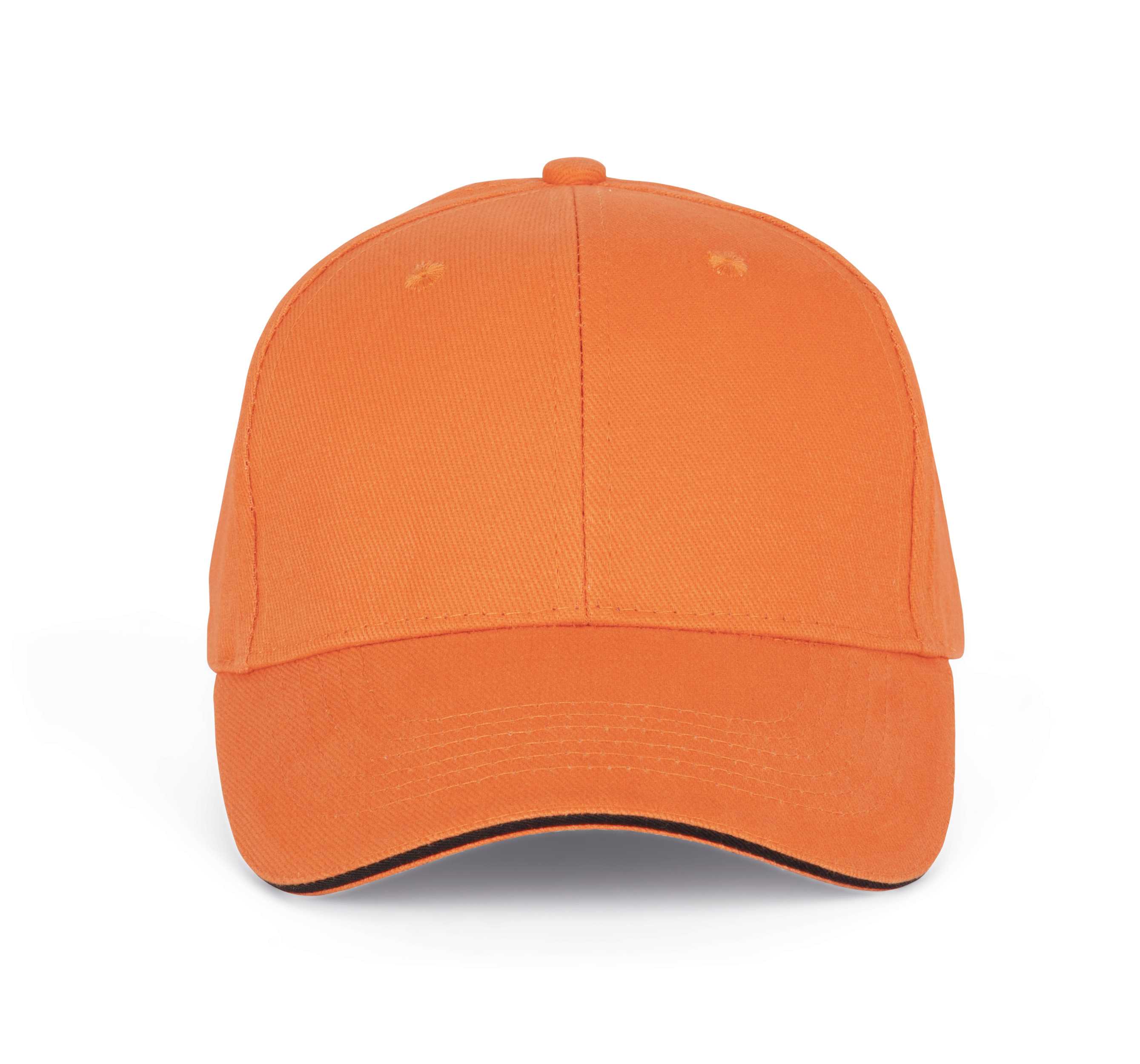 ORLANDO - Gorra 6 paneles Orange Zest / Dark Grey