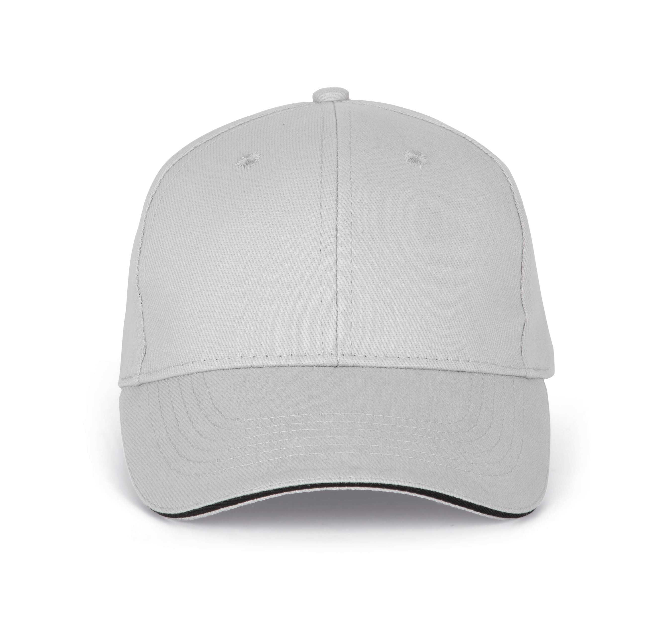 ORLANDO - Gorra 6 paneles Snow Grey / Dark Grey