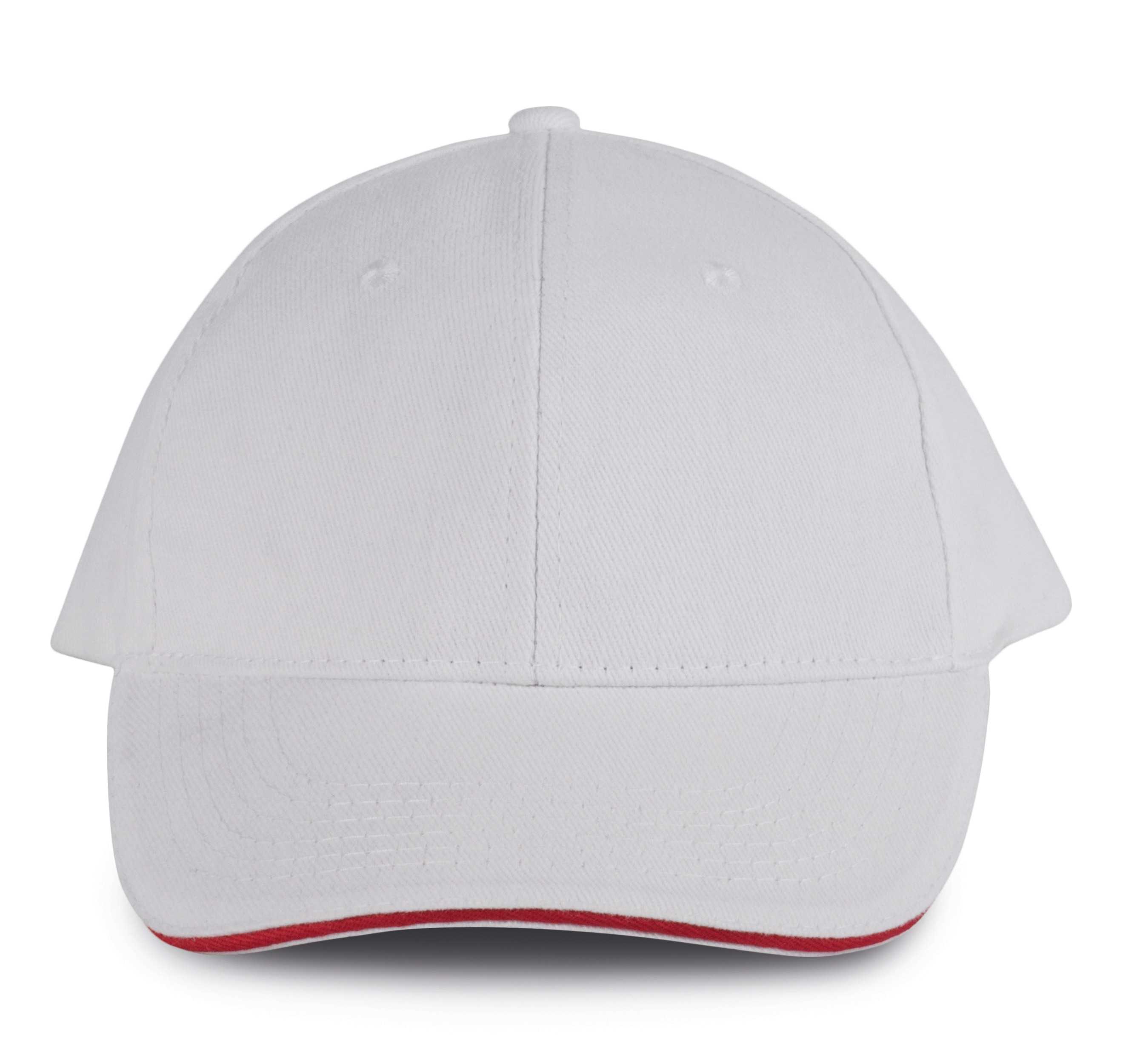 ORLANDO - Gorra 6 paneles White / Red