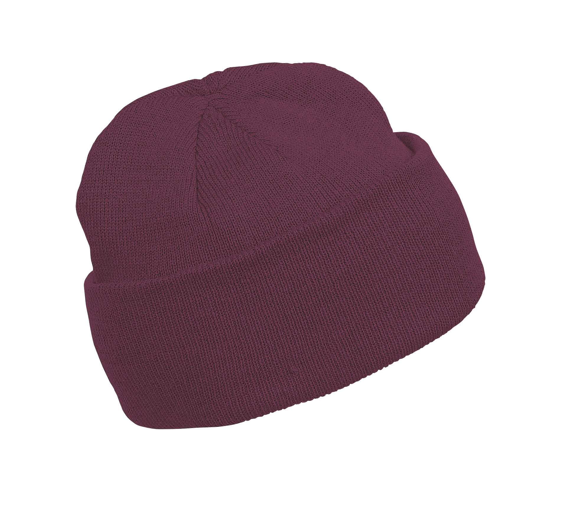 Gorro de punto Burgundy