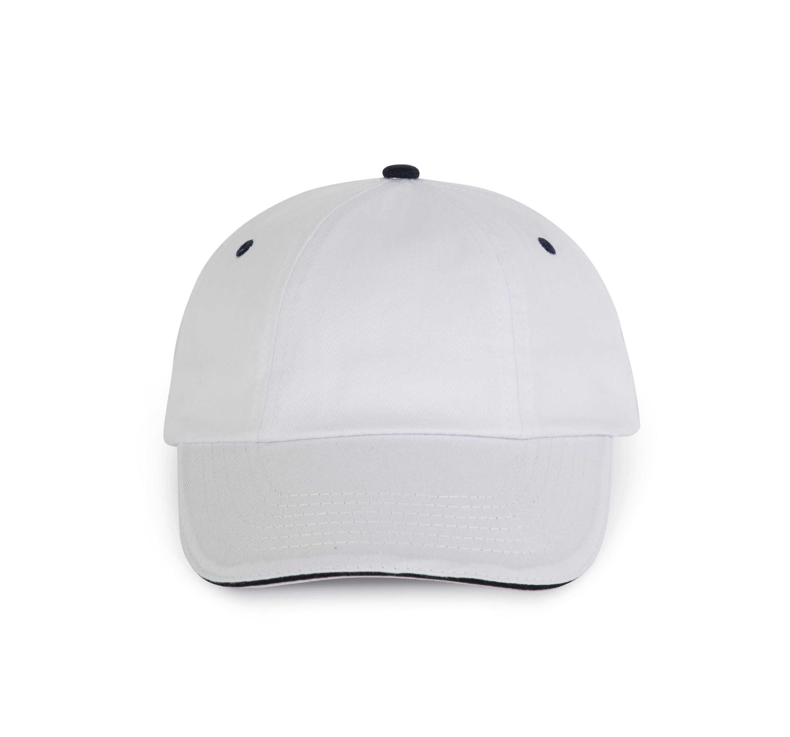 Top - Gorra 6 paneles White / Navy