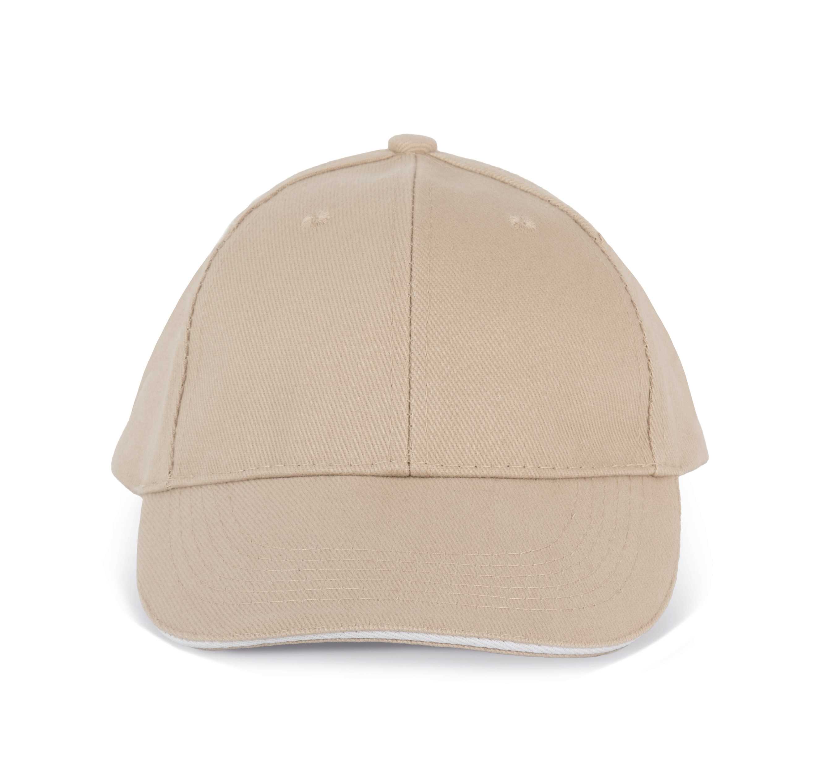 Orlando kids - Gorra niños 6 paneles Beige / White