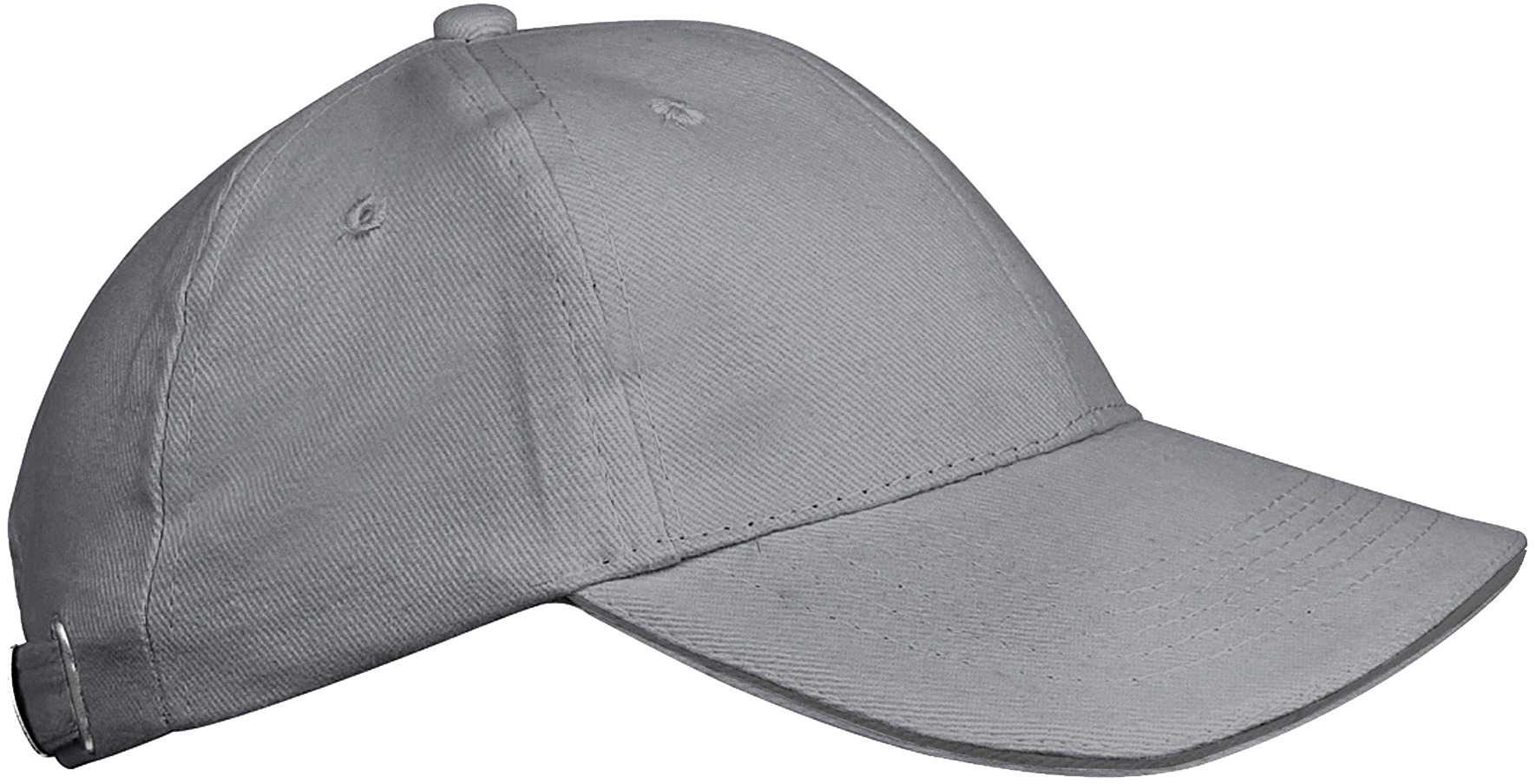 Orlando kids - Gorra niños 6 paneles Light Grey / Dark Grey