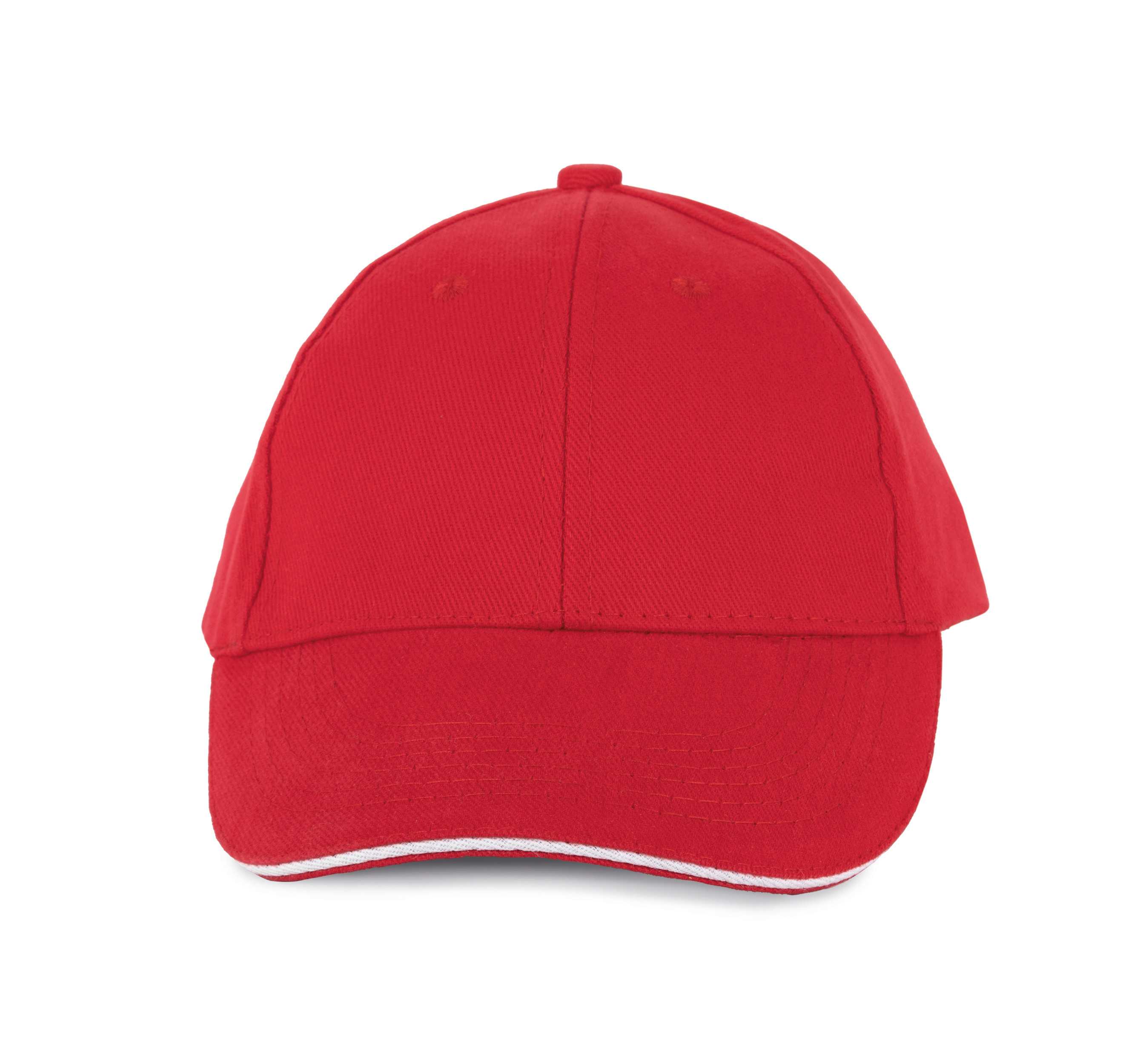 Orlando kids - Gorra niños 6 paneles Red / White
