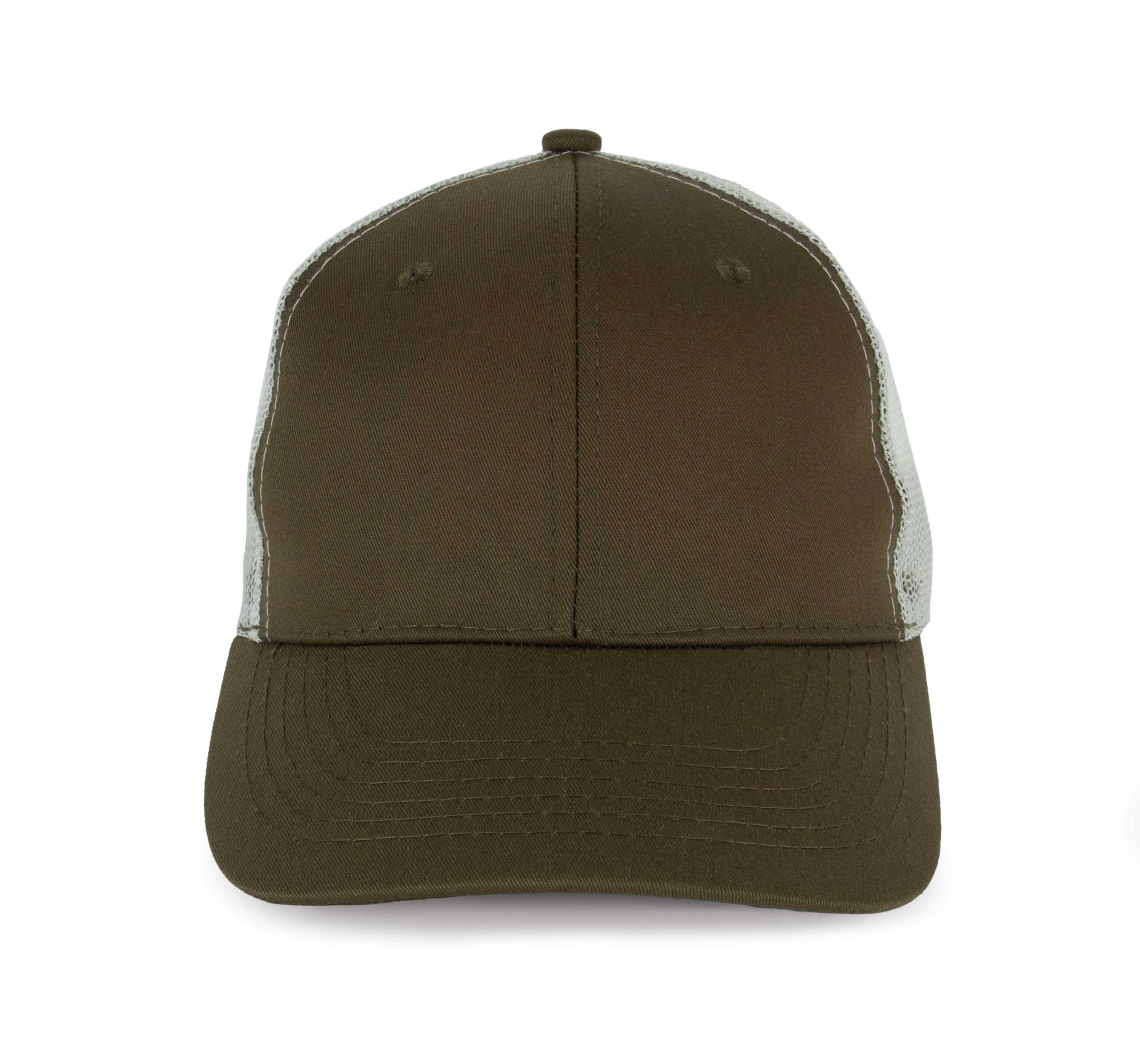Gorra Trucker - Certificado Oeko-Tex Khaki / Light Grey