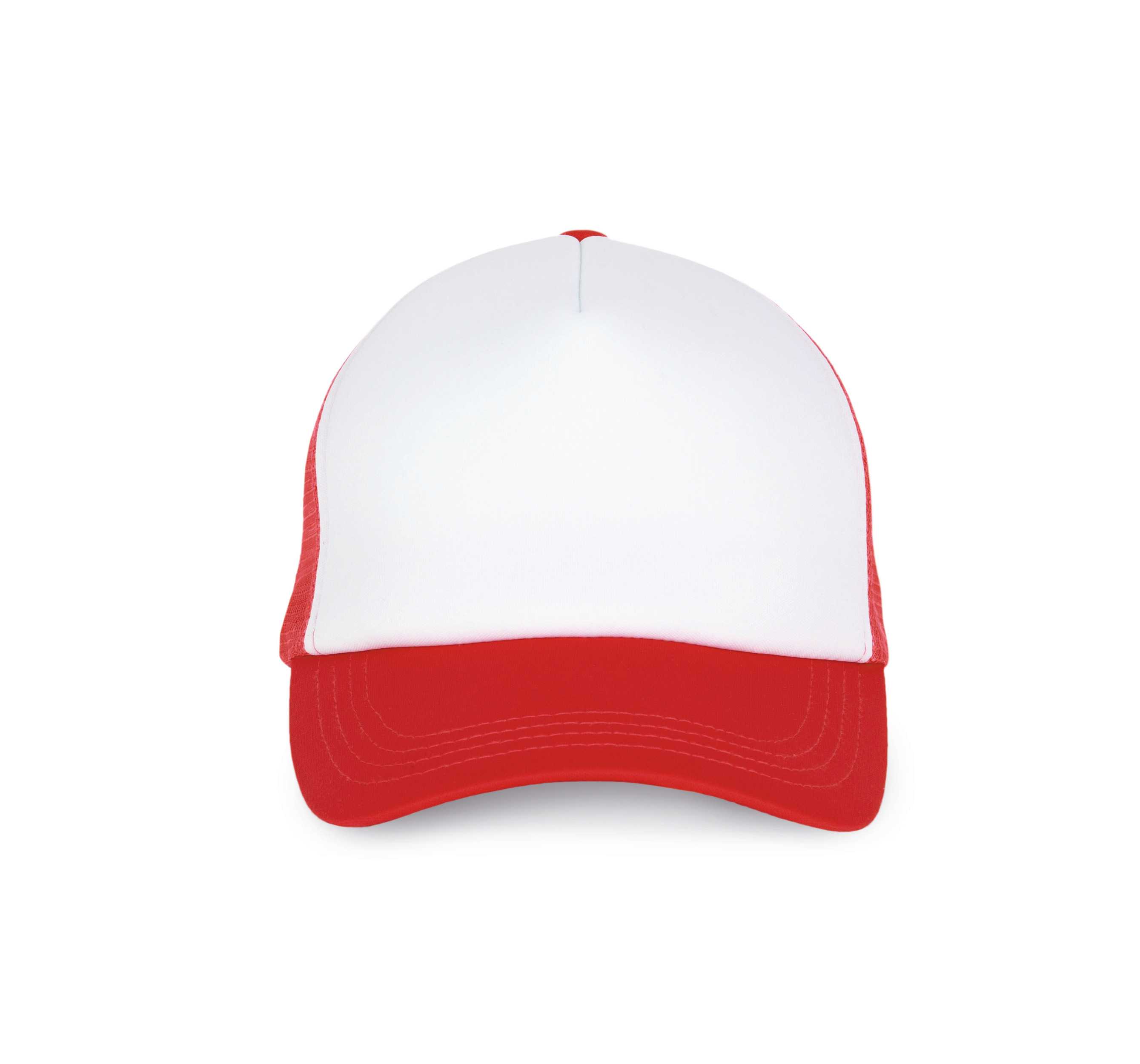 Gorra trucker - 5 paneles White / Red