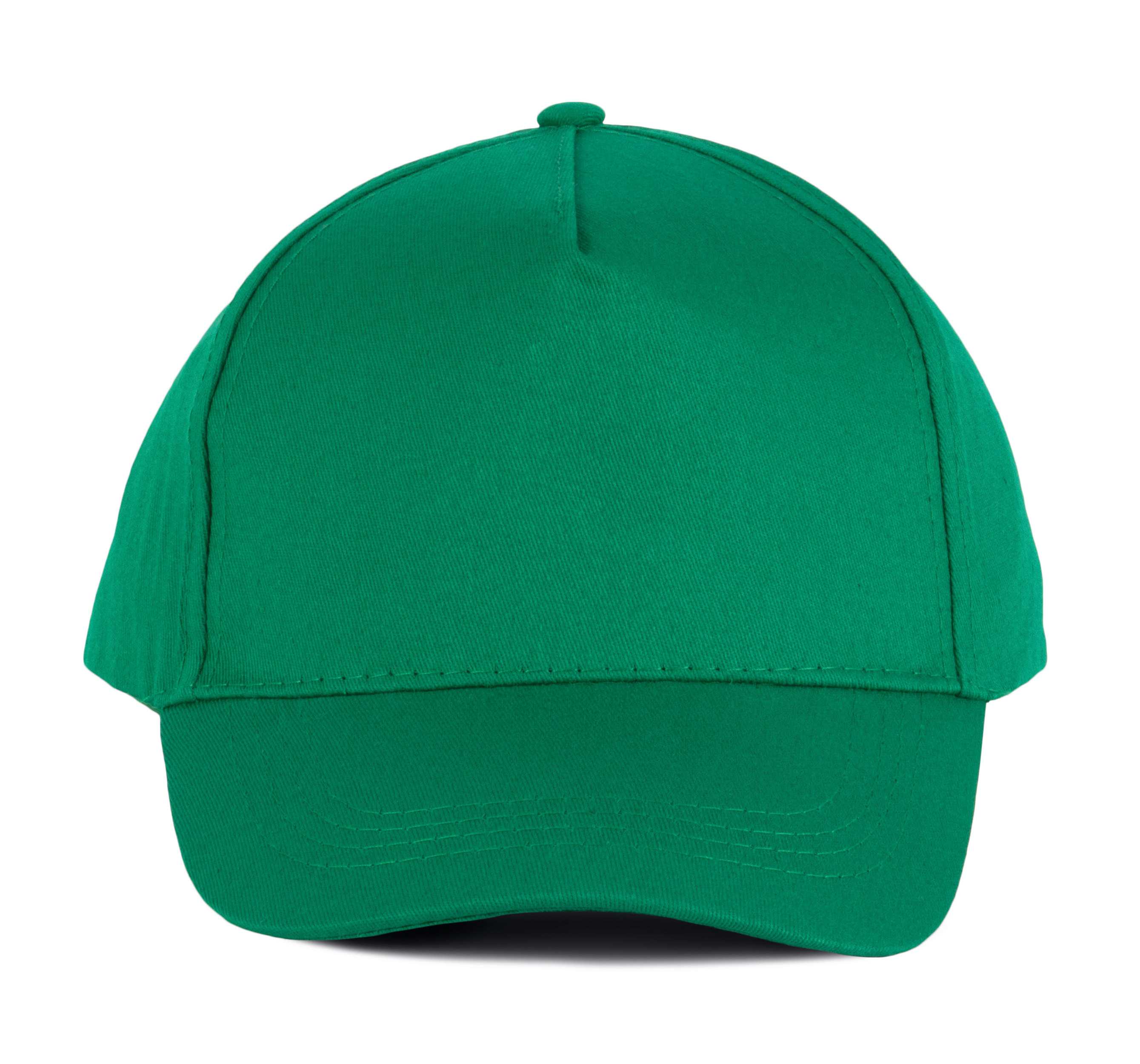 Gorra de algodón 5 paneles Kelly Green