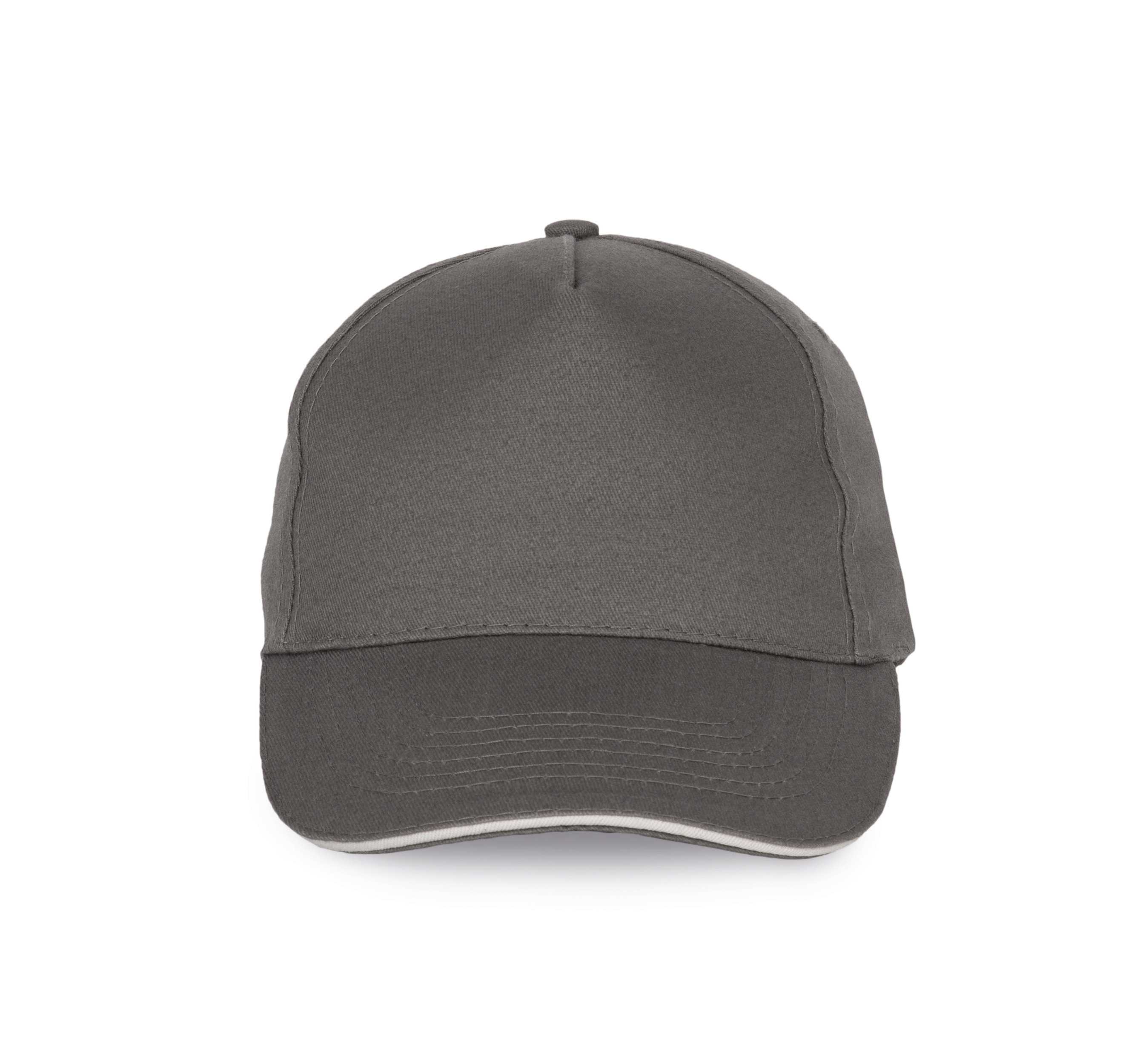 Gorra con sandwich contrastado 5 paneles Slate Grey / Light Grey