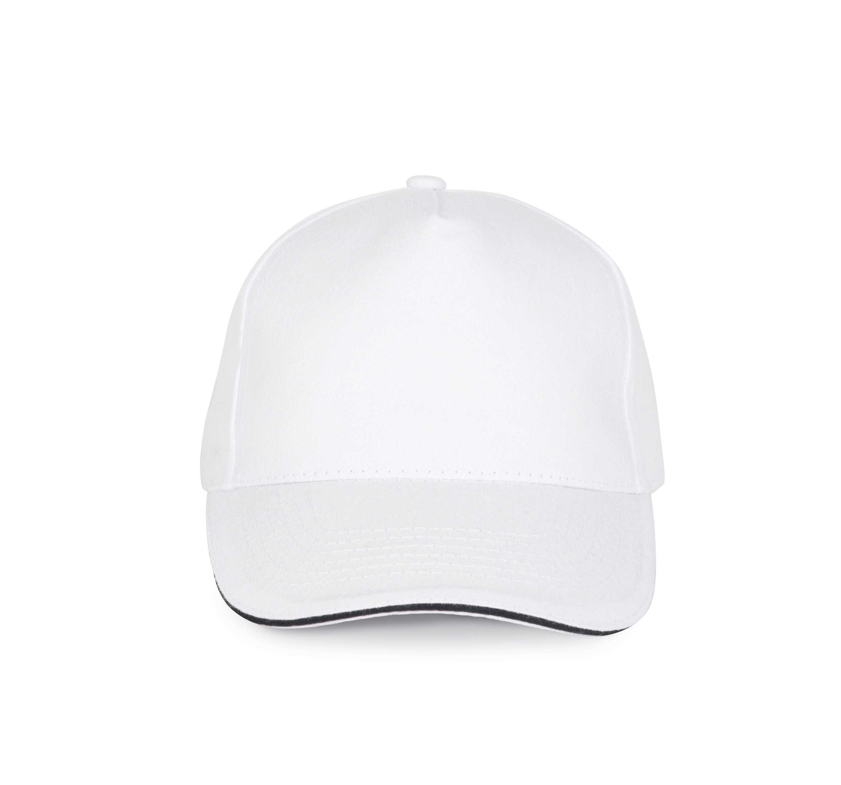 Gorra con sandwich contrastado 5 paneles White / Navy
