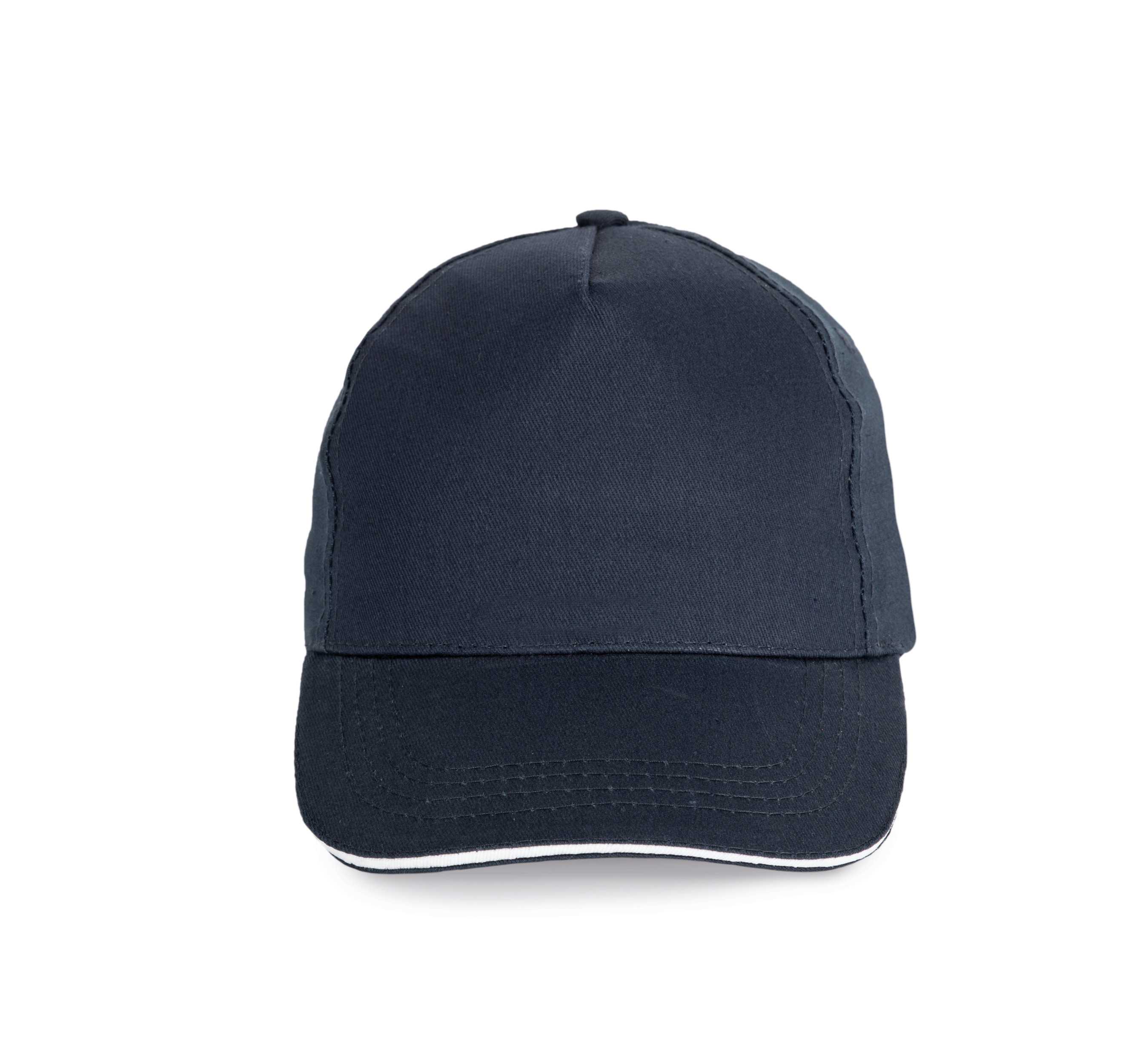 Gorra con sandwich contrastado - 5 paneles Navy / White