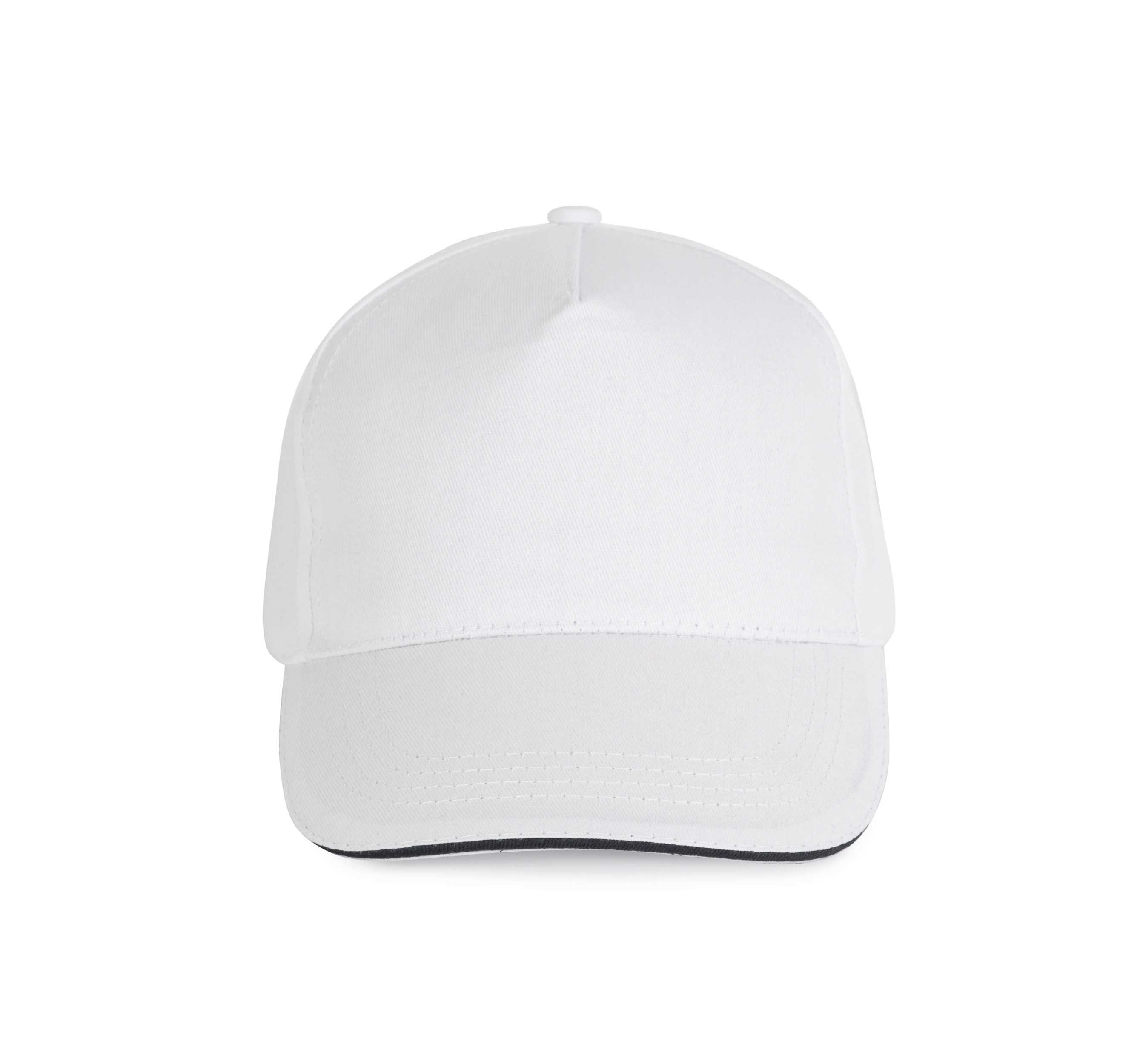 Gorra con sandwich contrastado - 5 paneles White / Navy