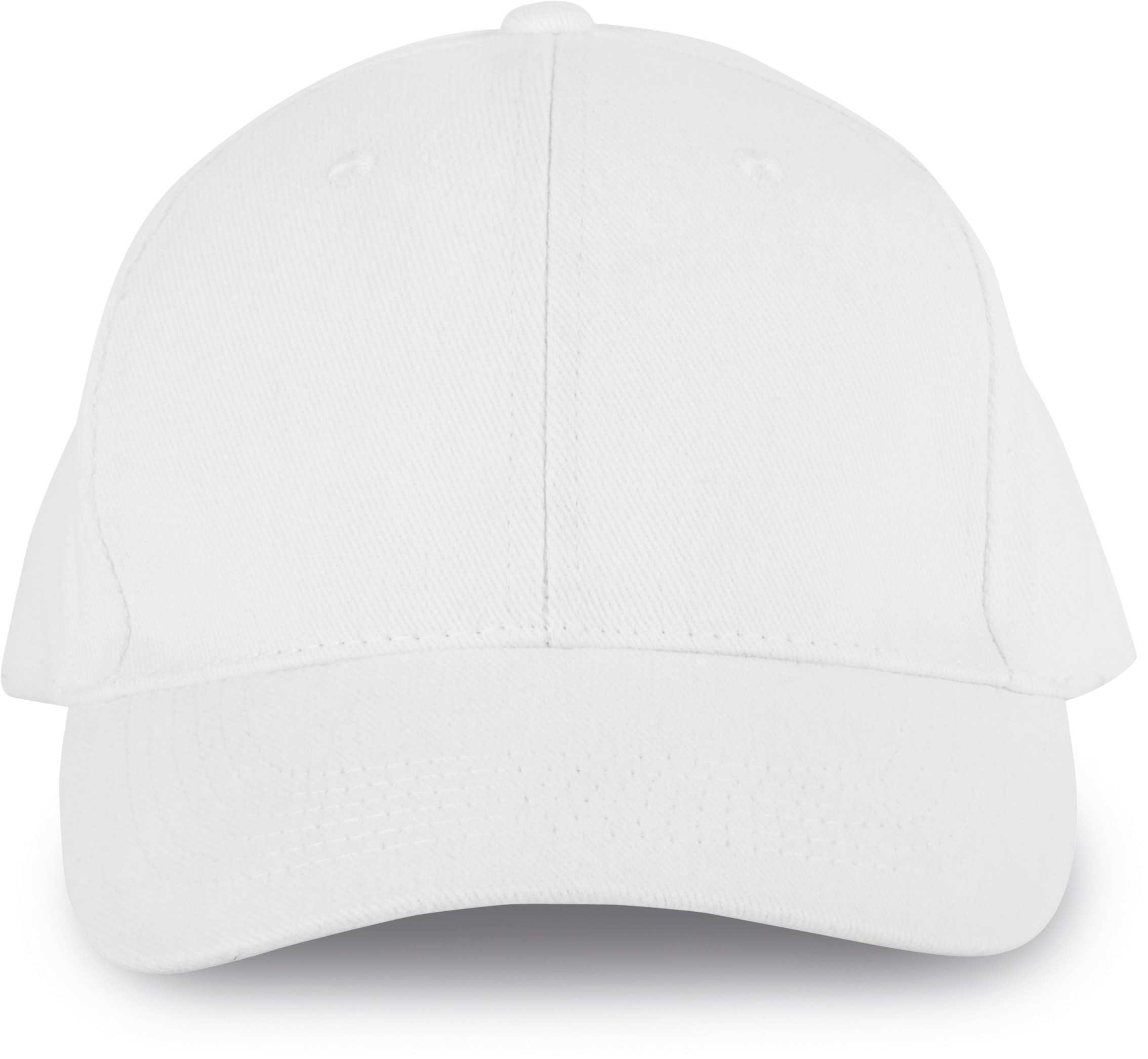 Gorra Algodón Orgánico - 6 paneles White
