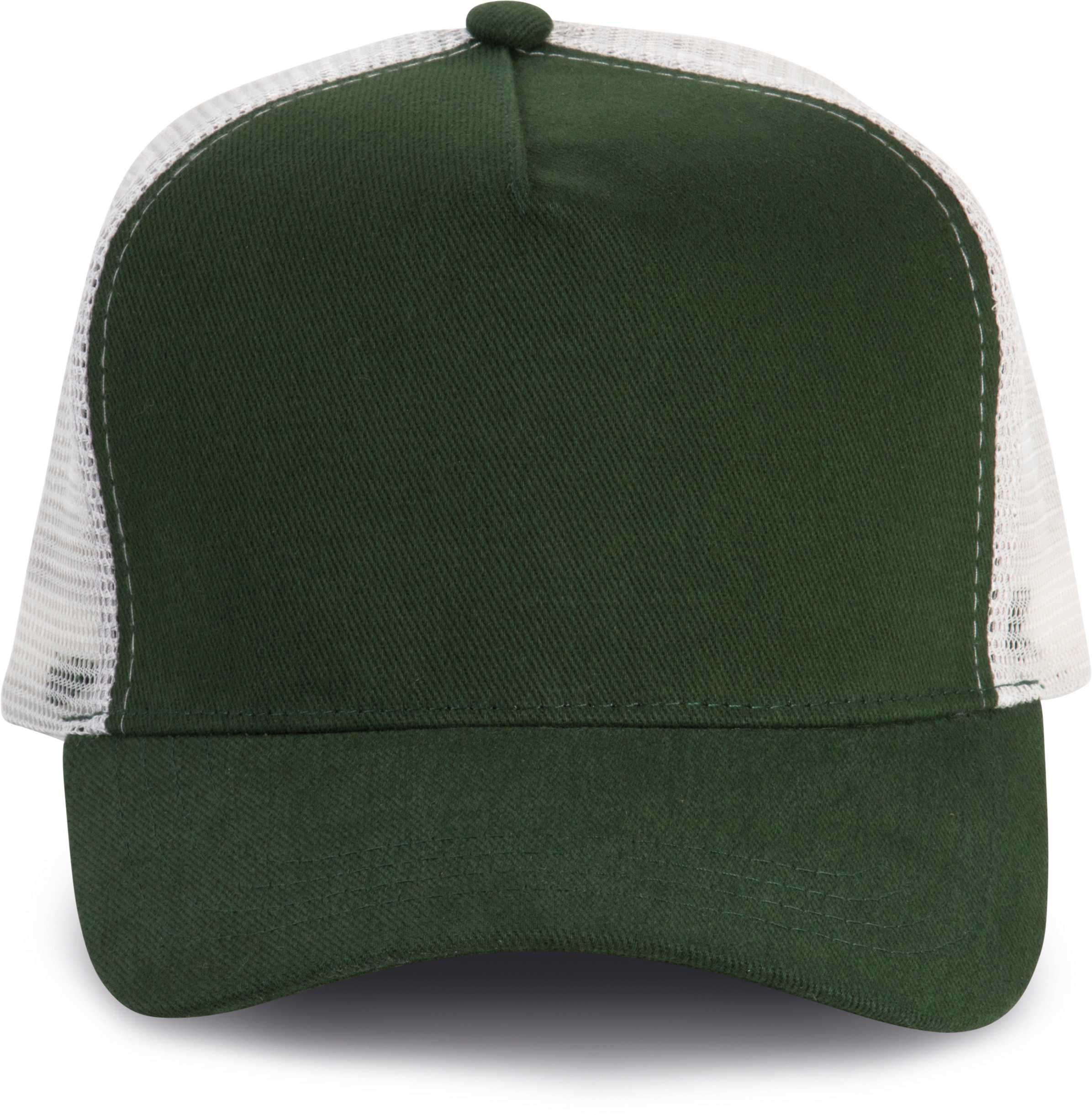 Gorra trucker - 5 paneles Forest Green / Light Grey
