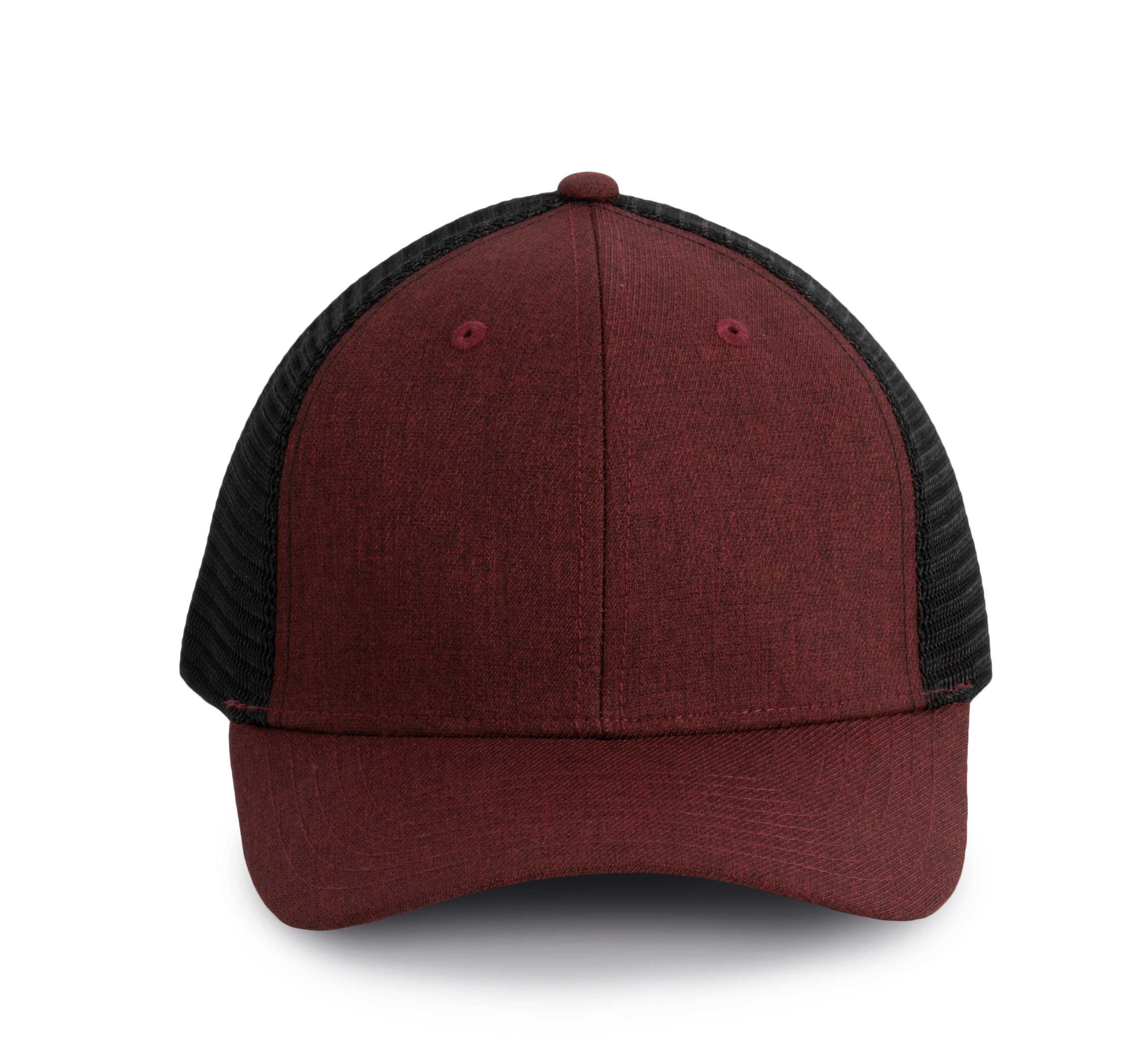 Gorra Urban Trucker - 6 paneles Tawny Port Heather / Black