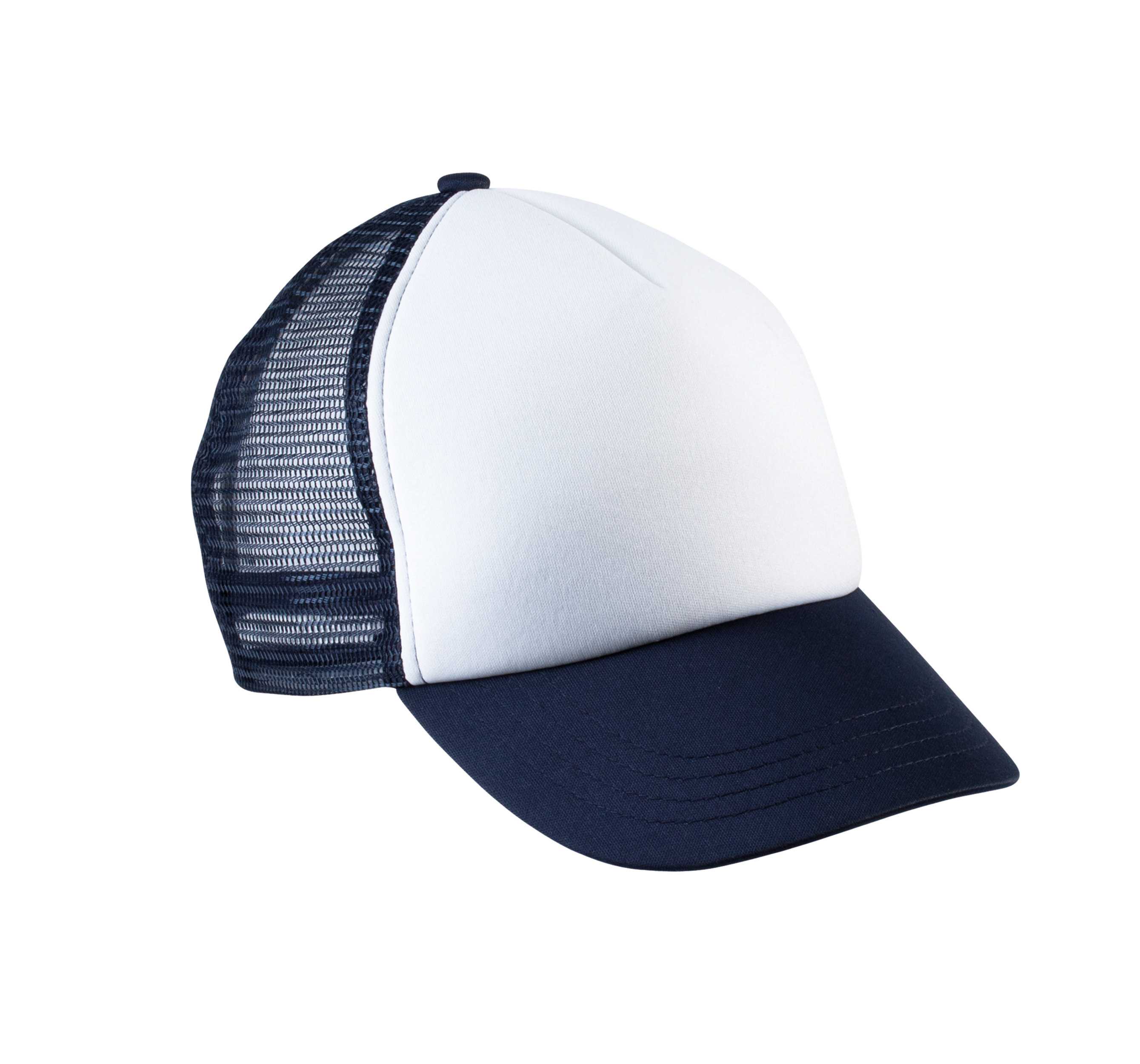 Gorra trucker para niños - 5 paneles White / Navy