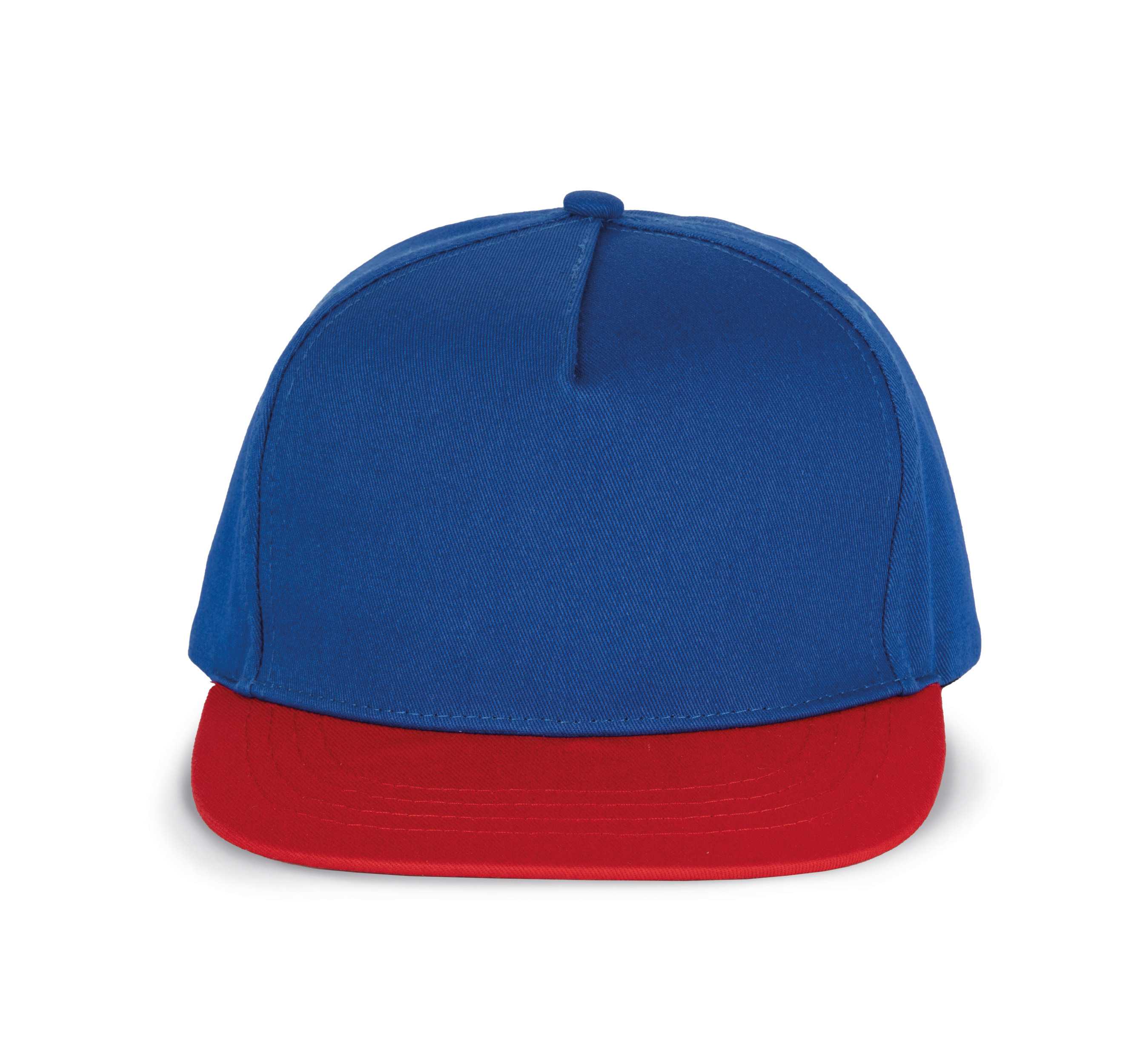 Gorra snapback infantil - 5 paneles Royal Blue / Red