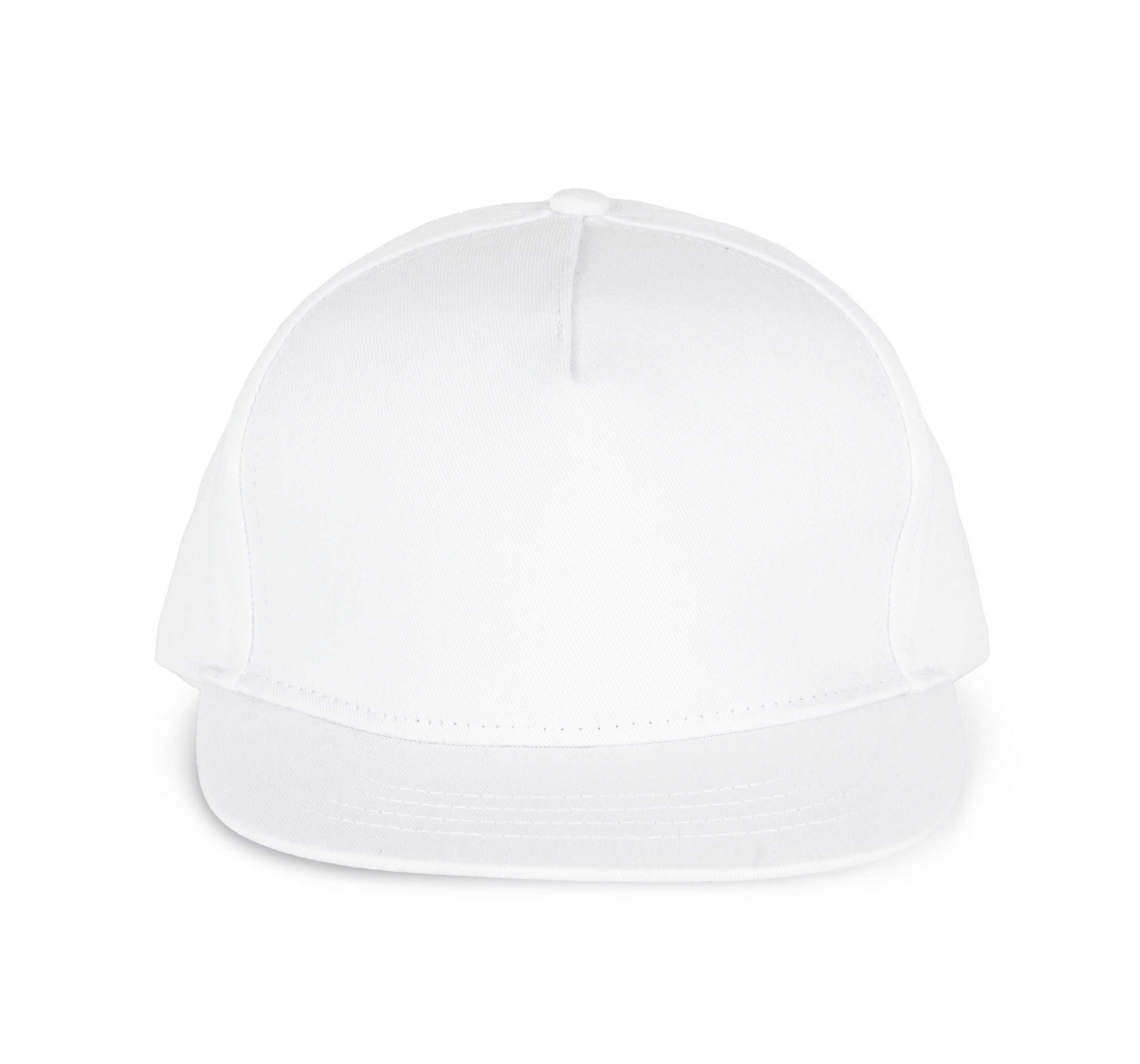 Gorra snapback infantil - 5 paneles White