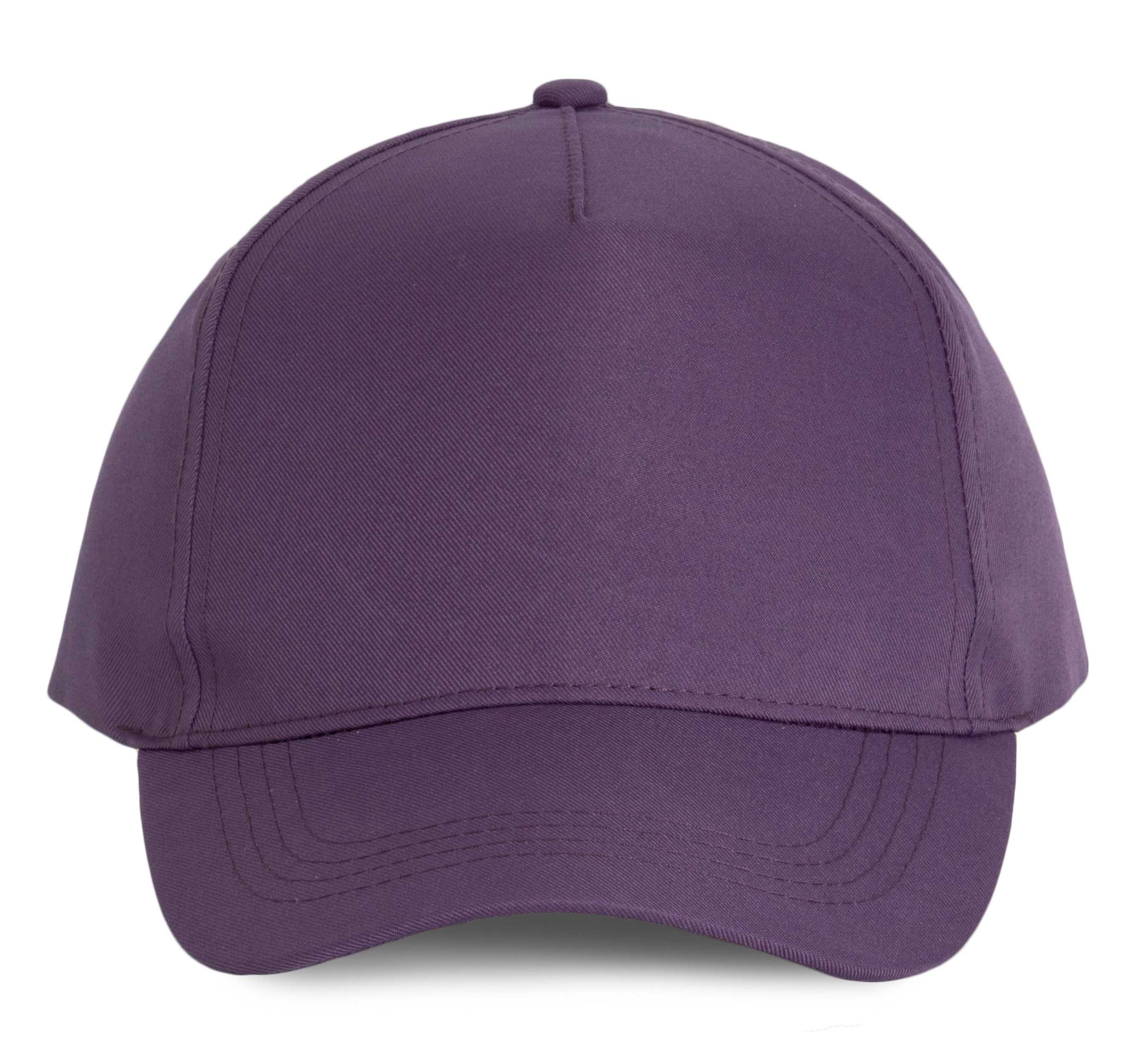 Gorra poliéster - 5 paneles Purple