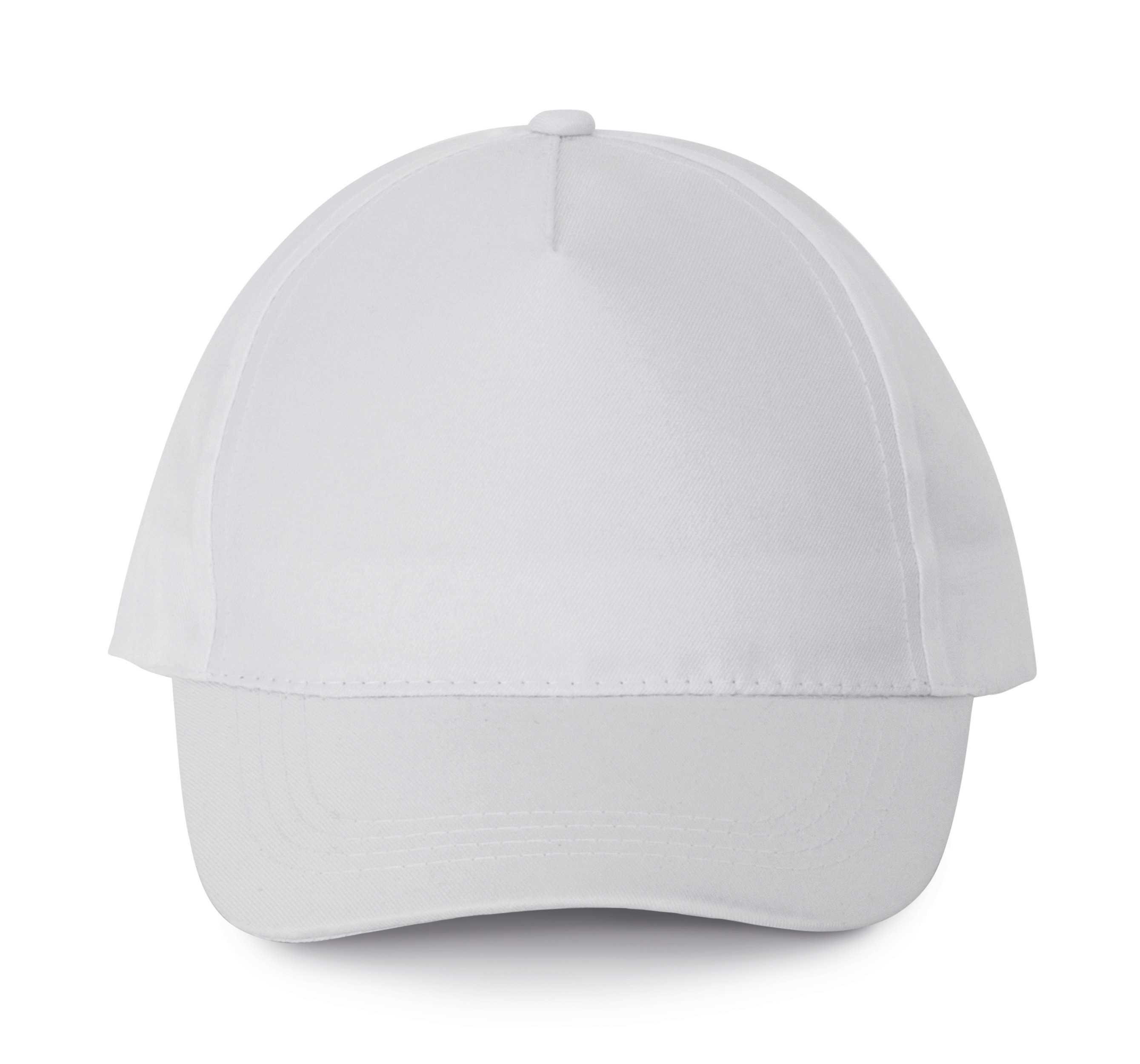 Gorra poliéster - 5 paneles White