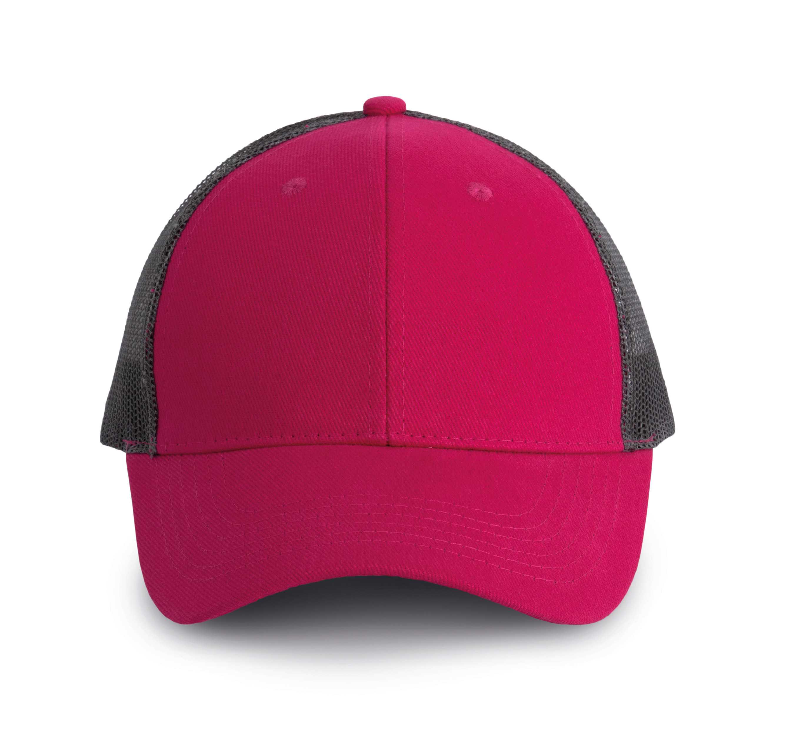 Gorra Trucker - 6 paneles Fuchsia / Dark Grey