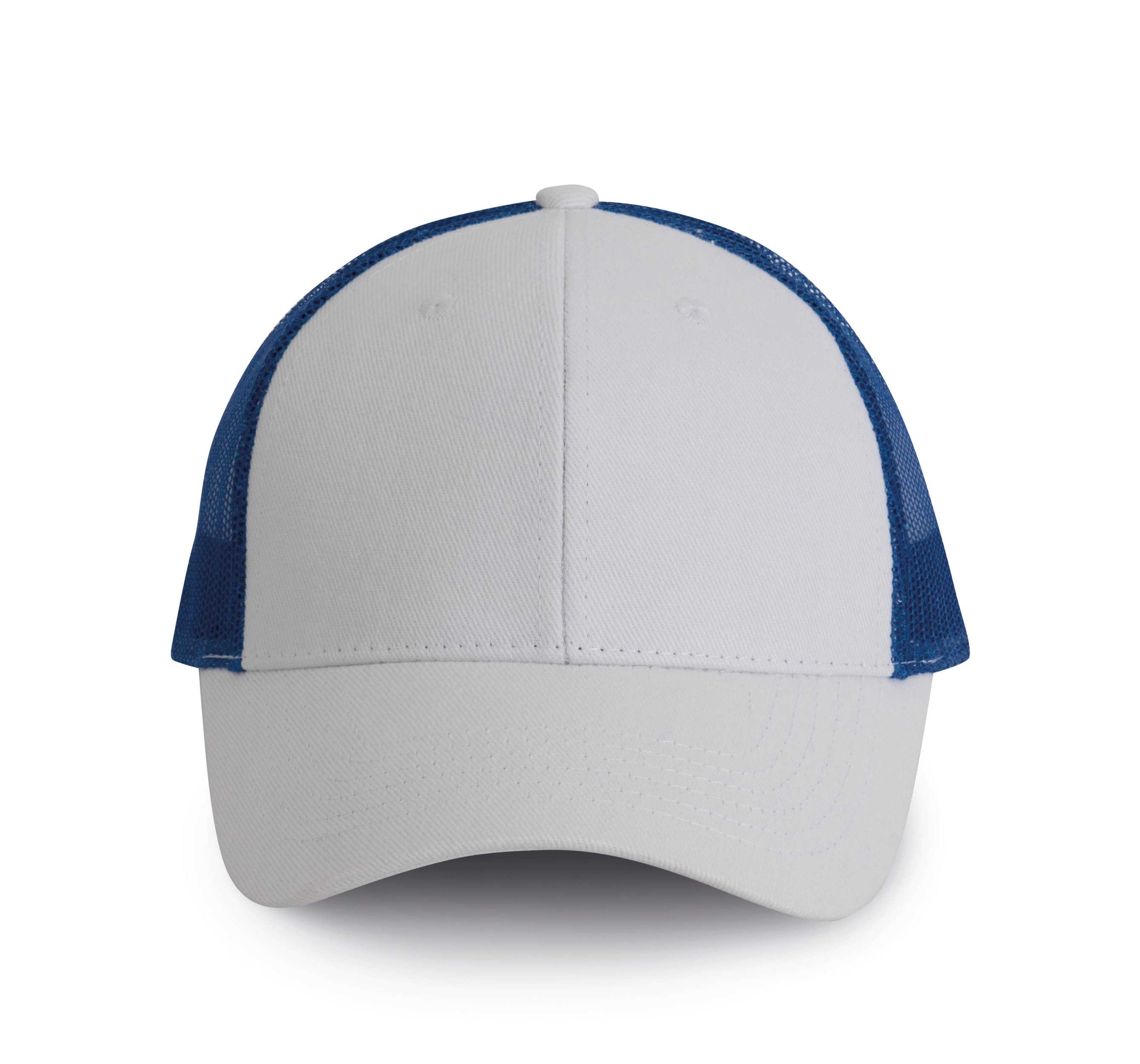Gorra Trucker - 6 paneles White / Royal Blue