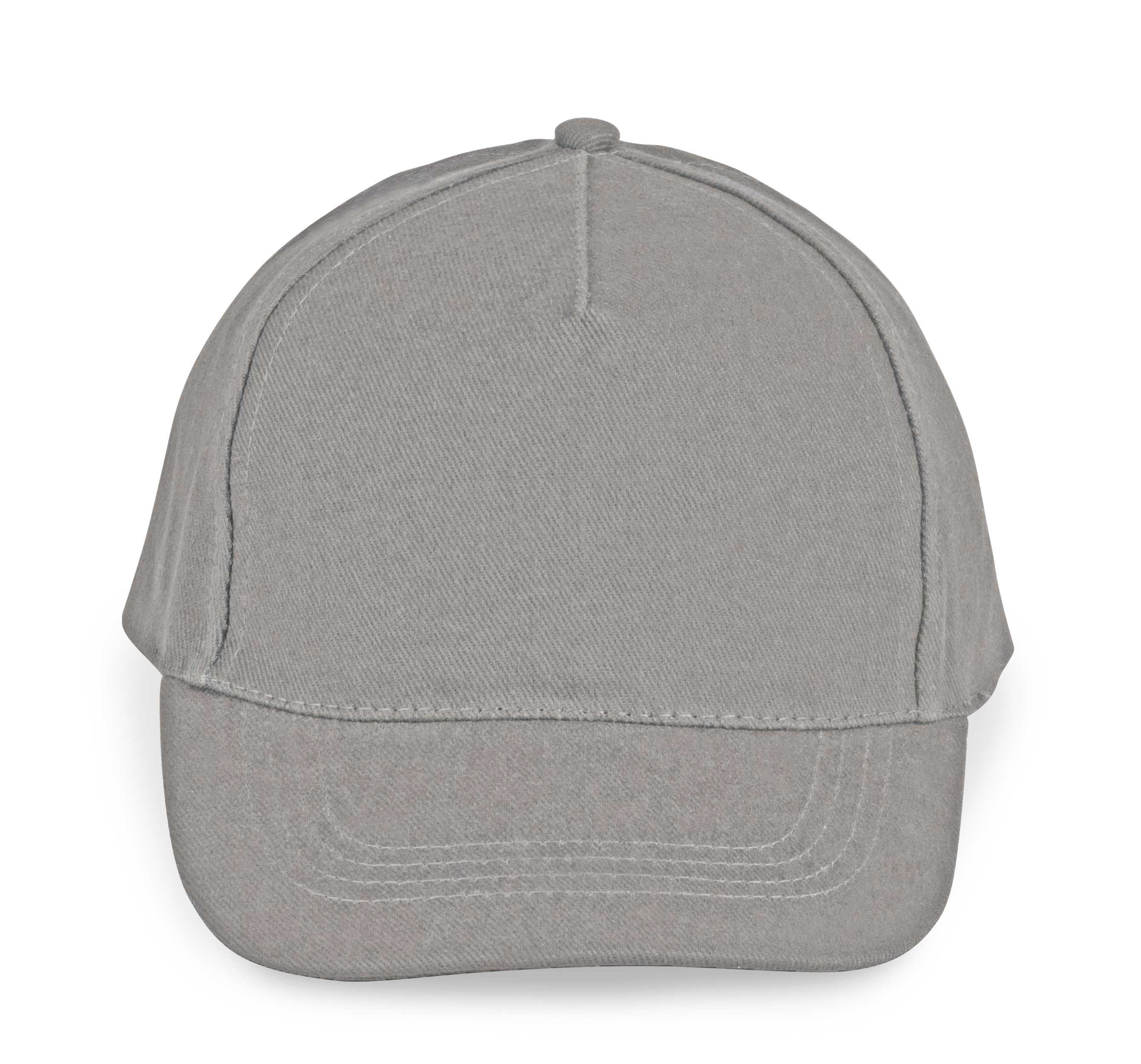 Gorra algodón grueso - 5 paneles Light Grey