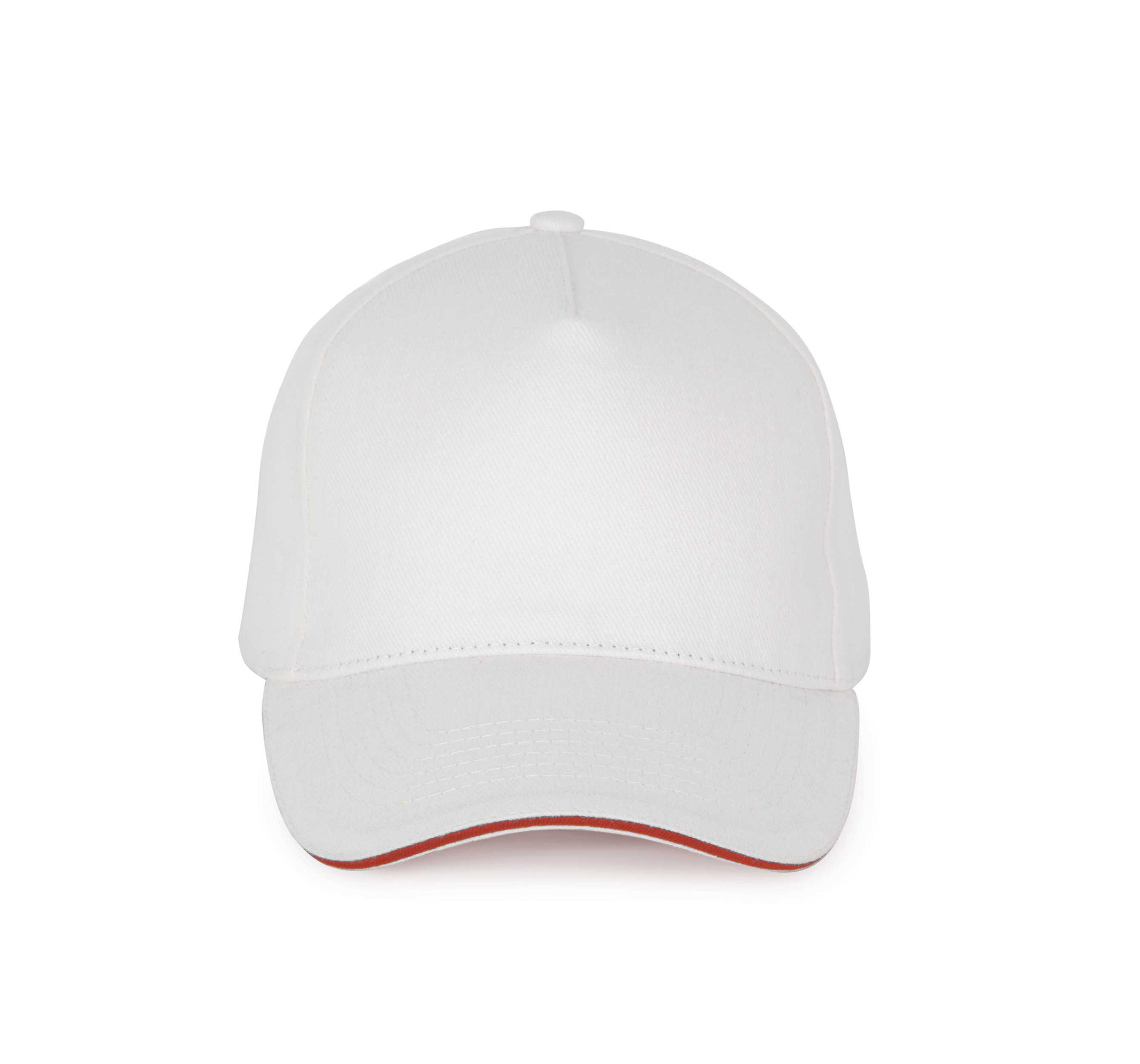 Gorra - 5 paneles White / Red