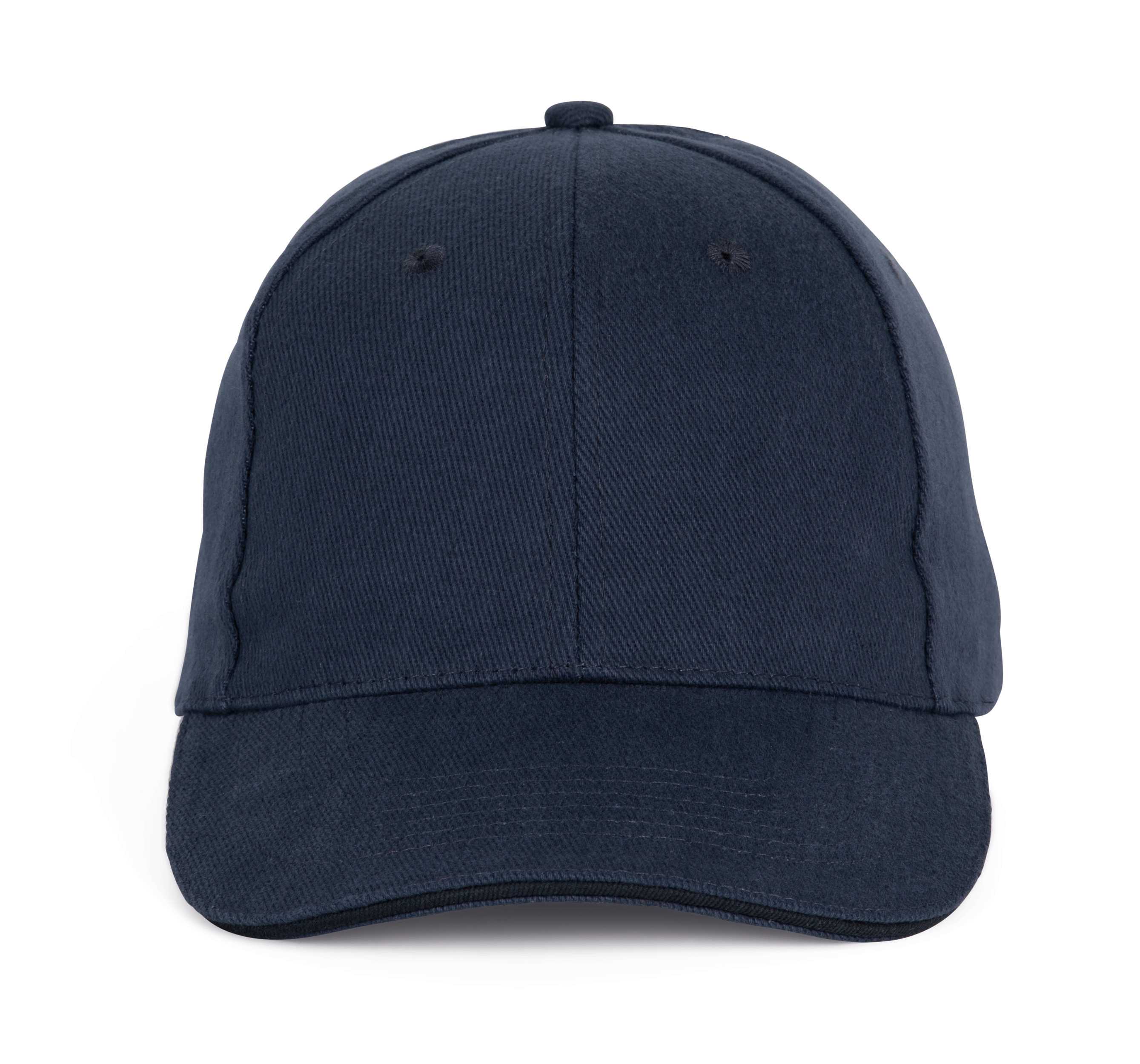 Gorra béisbol con sándwich - 6 paneles Navy