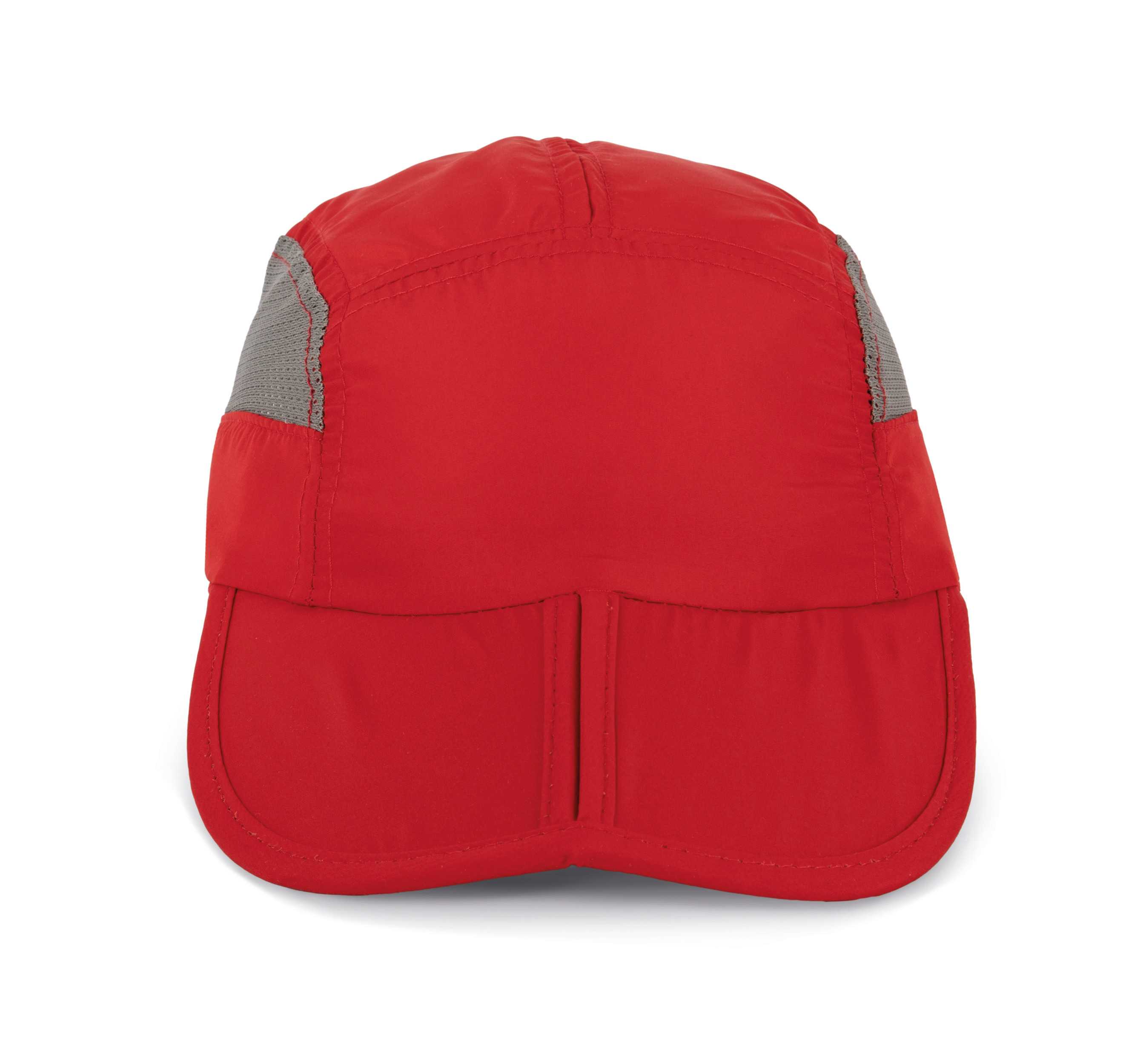 Gorra plegable de deporte Red / Grey