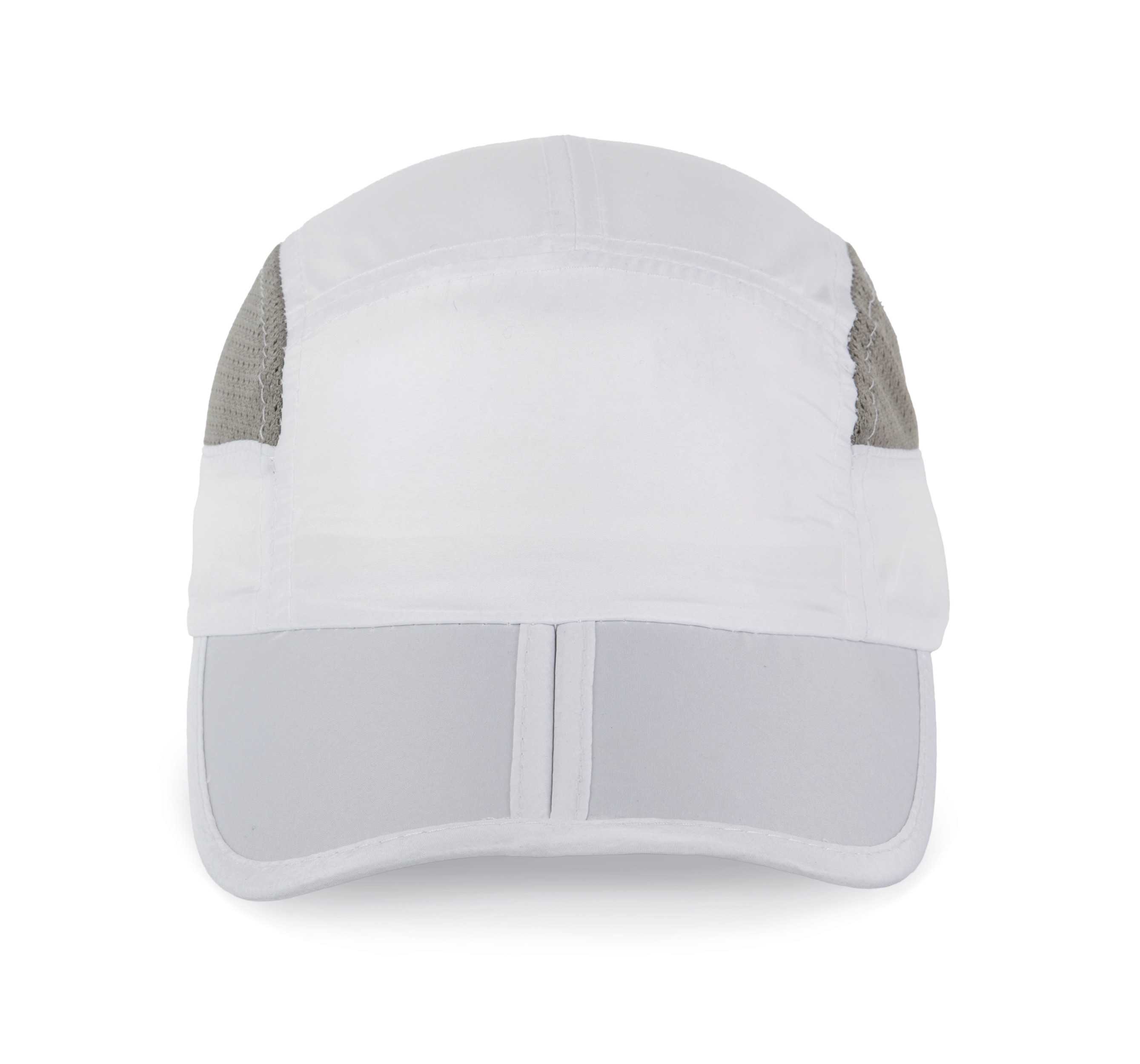Gorra plegable de deporte White / Grey
