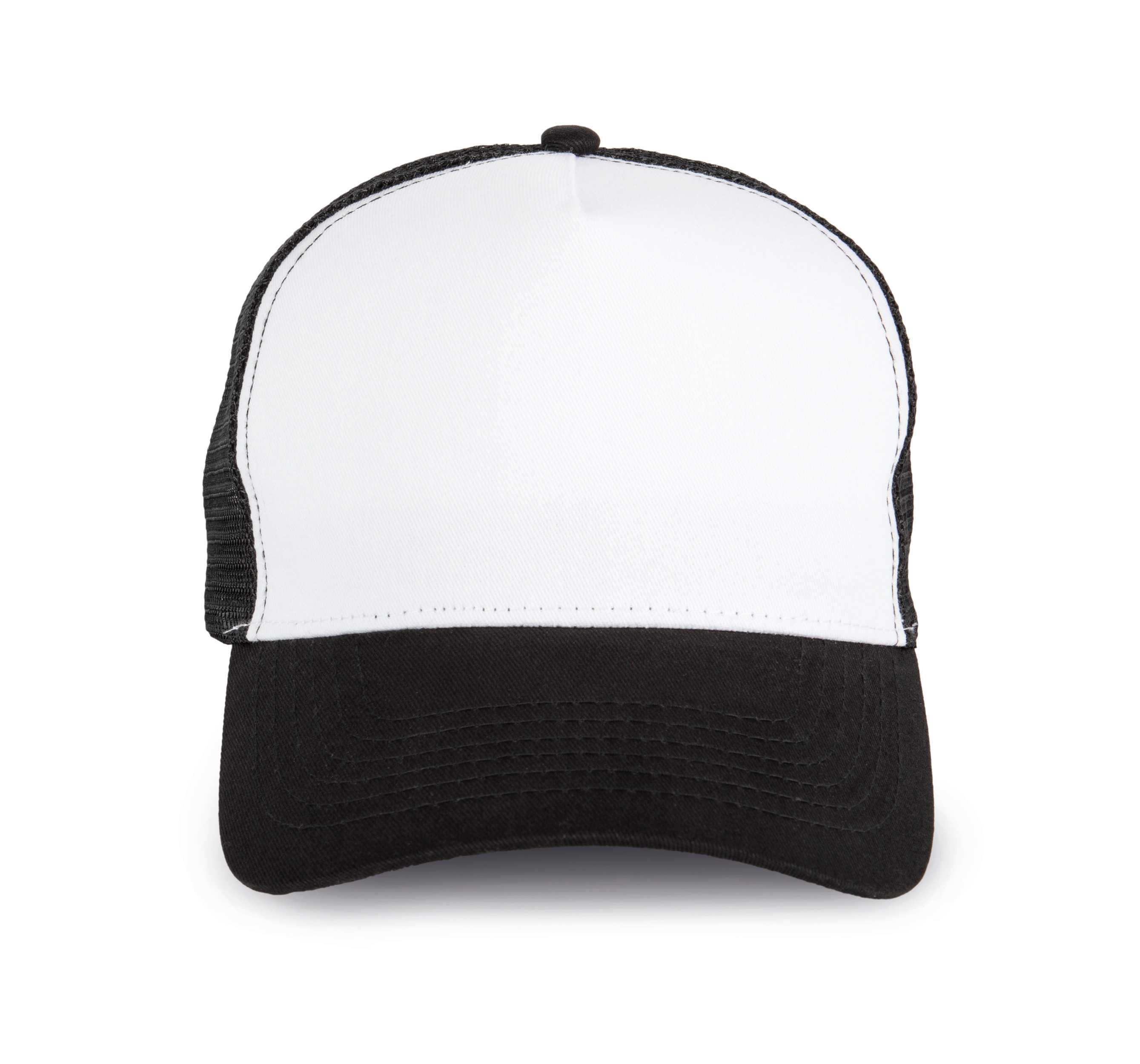 Gorra trucker - 5 paneles Black / White